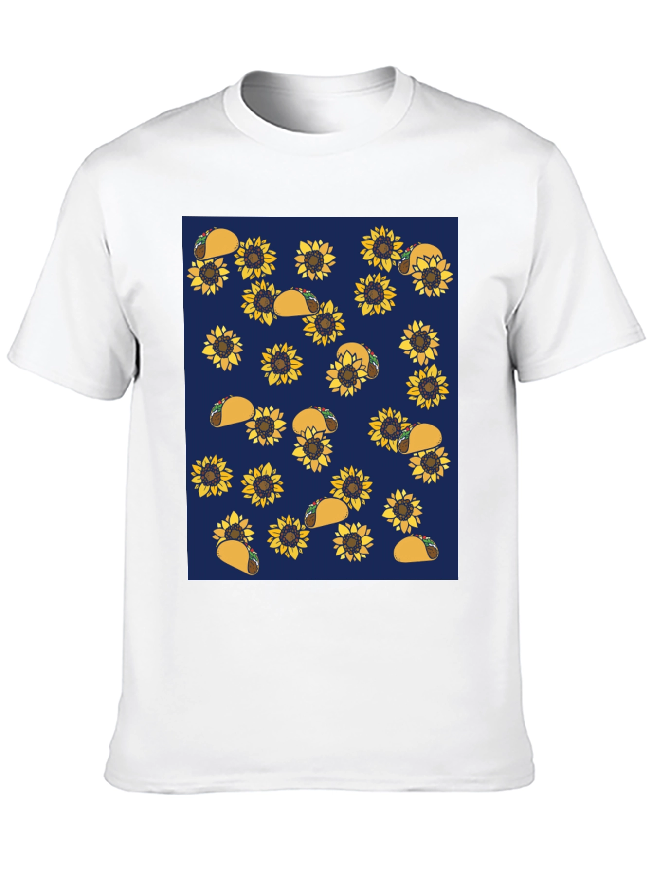 Sunflower Taco Print T-Shirt