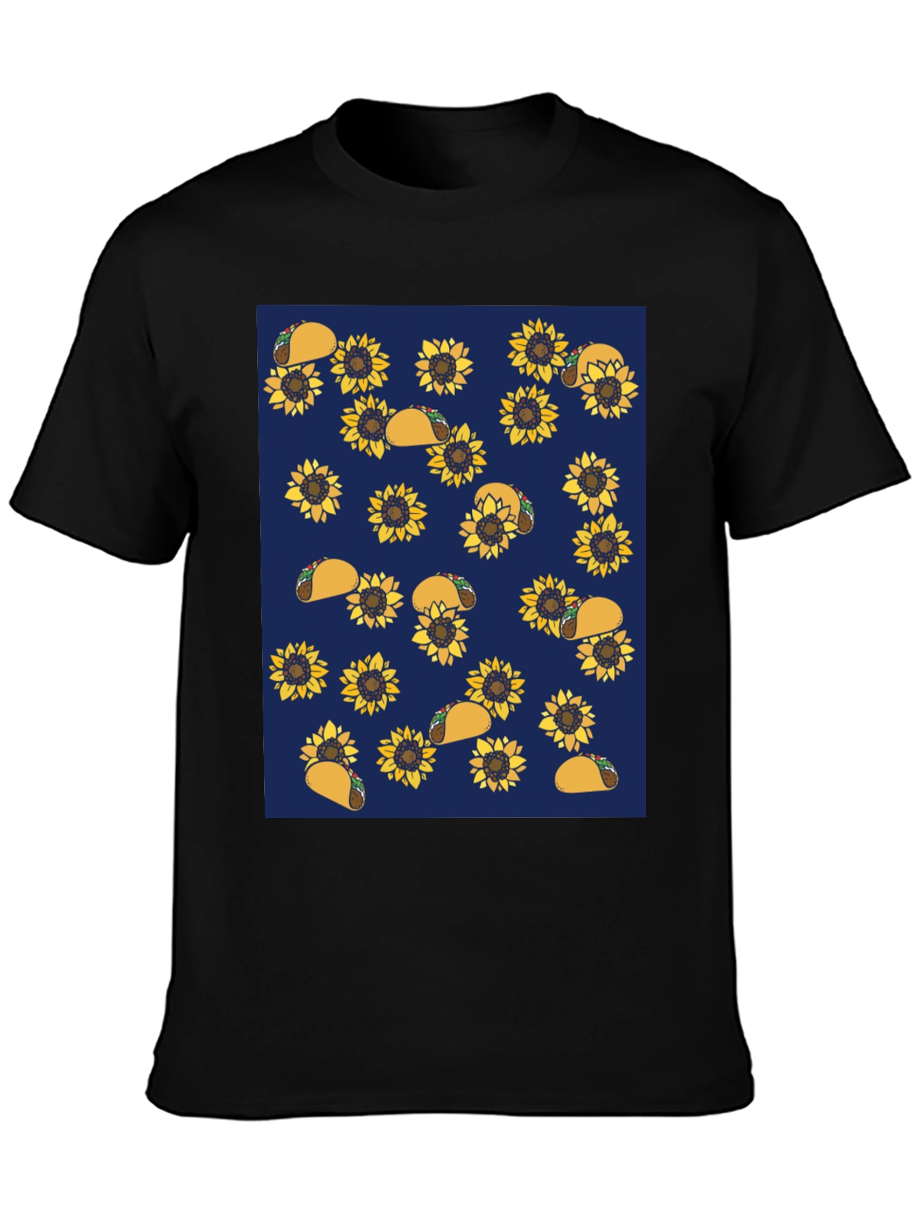 Sunflower Taco Print T-Shirt