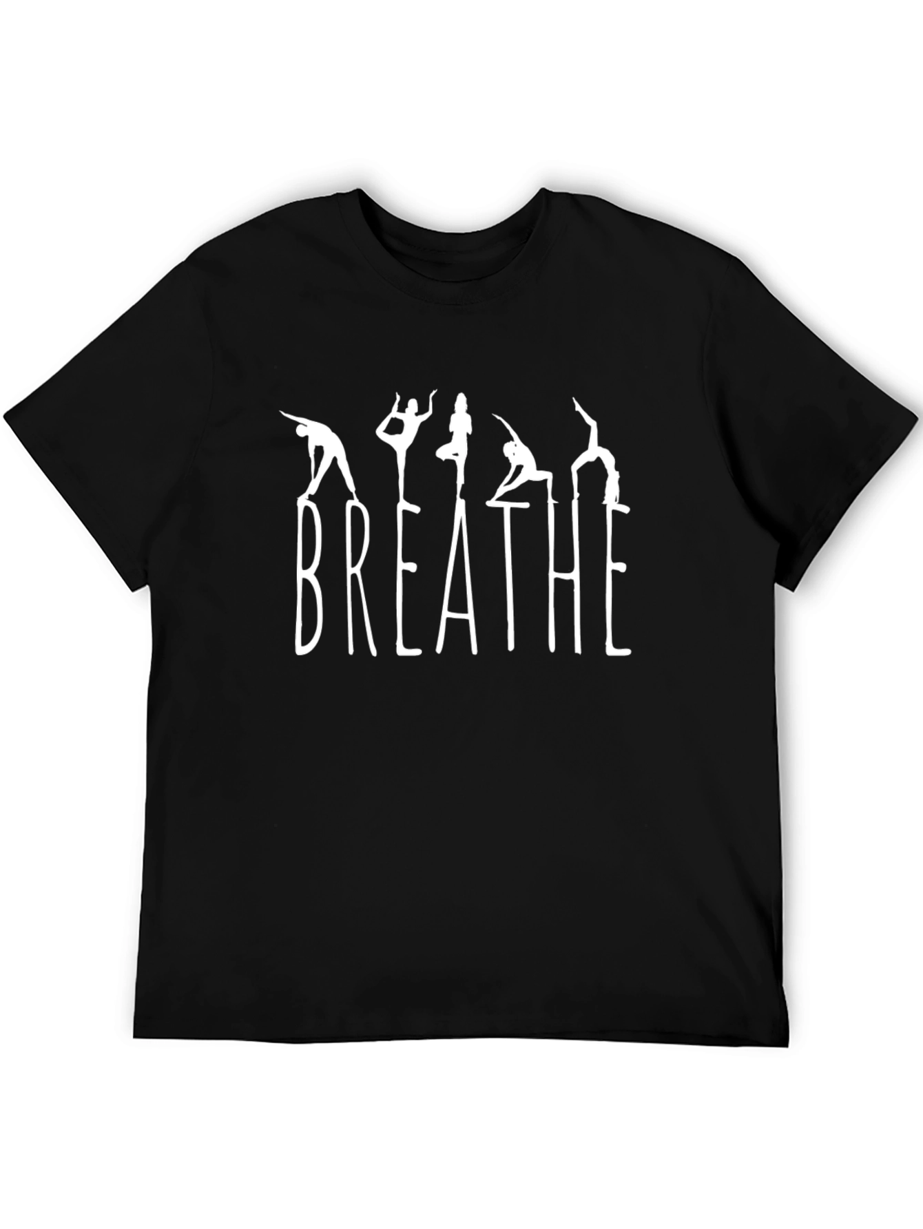 Breathe Yoga T-Shirt - Black