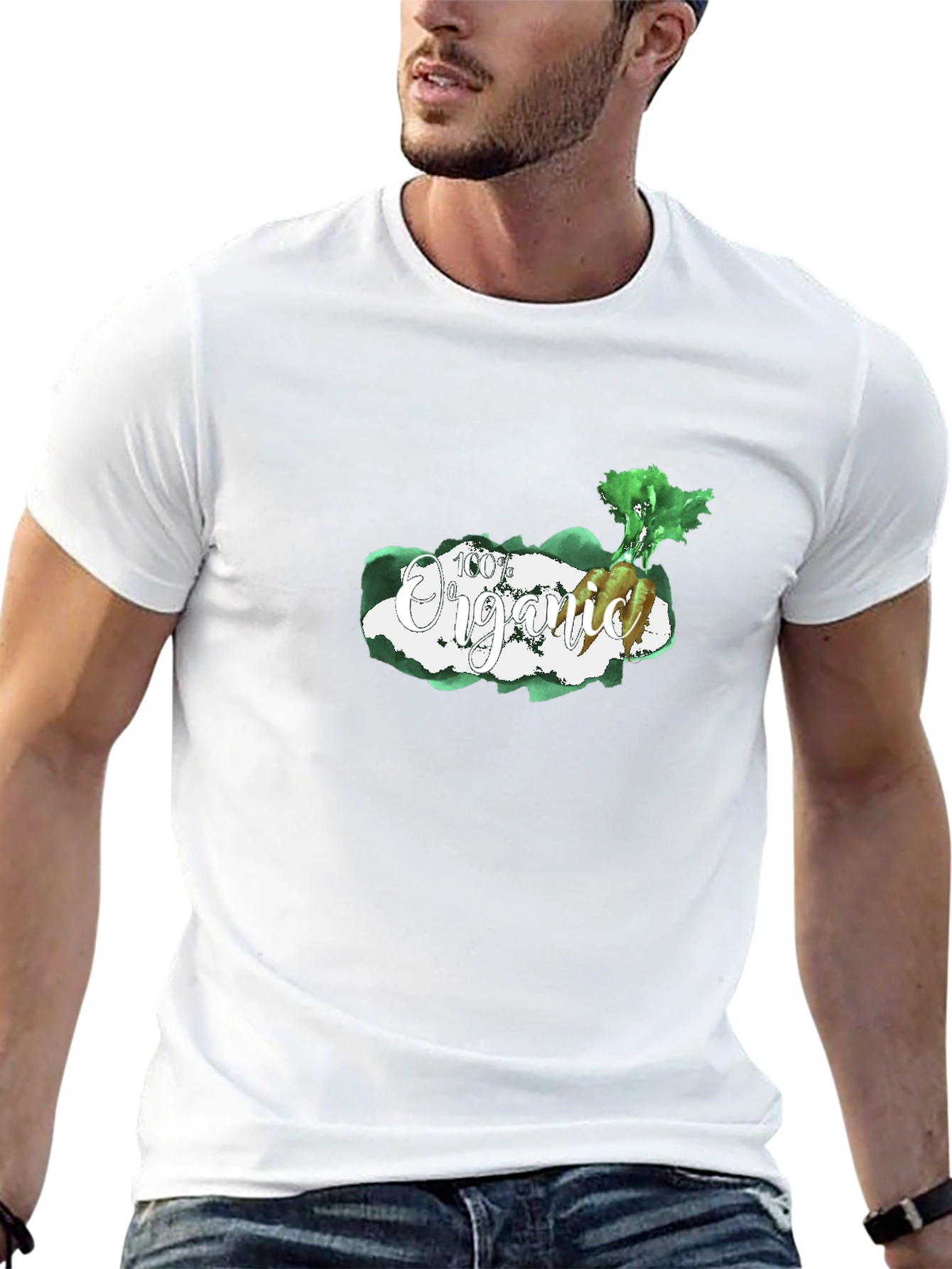 Organic Carrot T-Shirt - Fresh and Natural