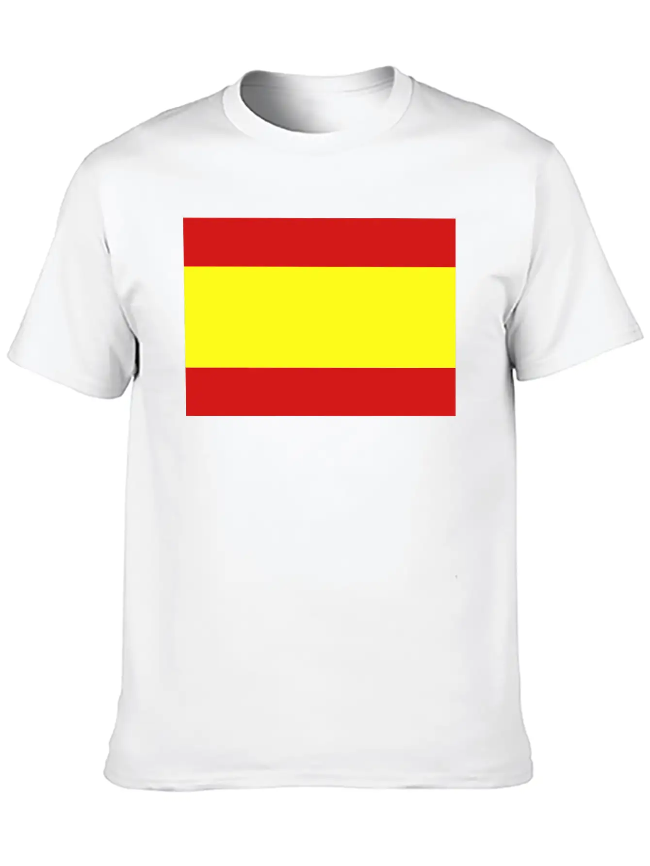 Spanish Flag Unisex Casual T-Shirt – Clean Design For Daily Comfort