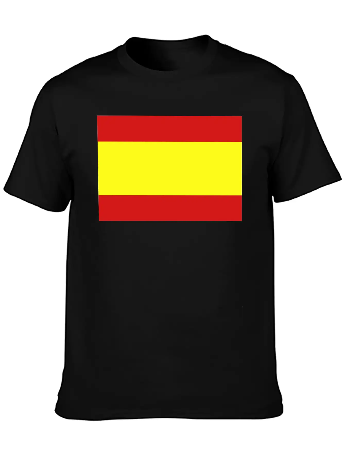 Spanish Flag Unisex Casual T-Shirt – Clean Design For Daily Comfort