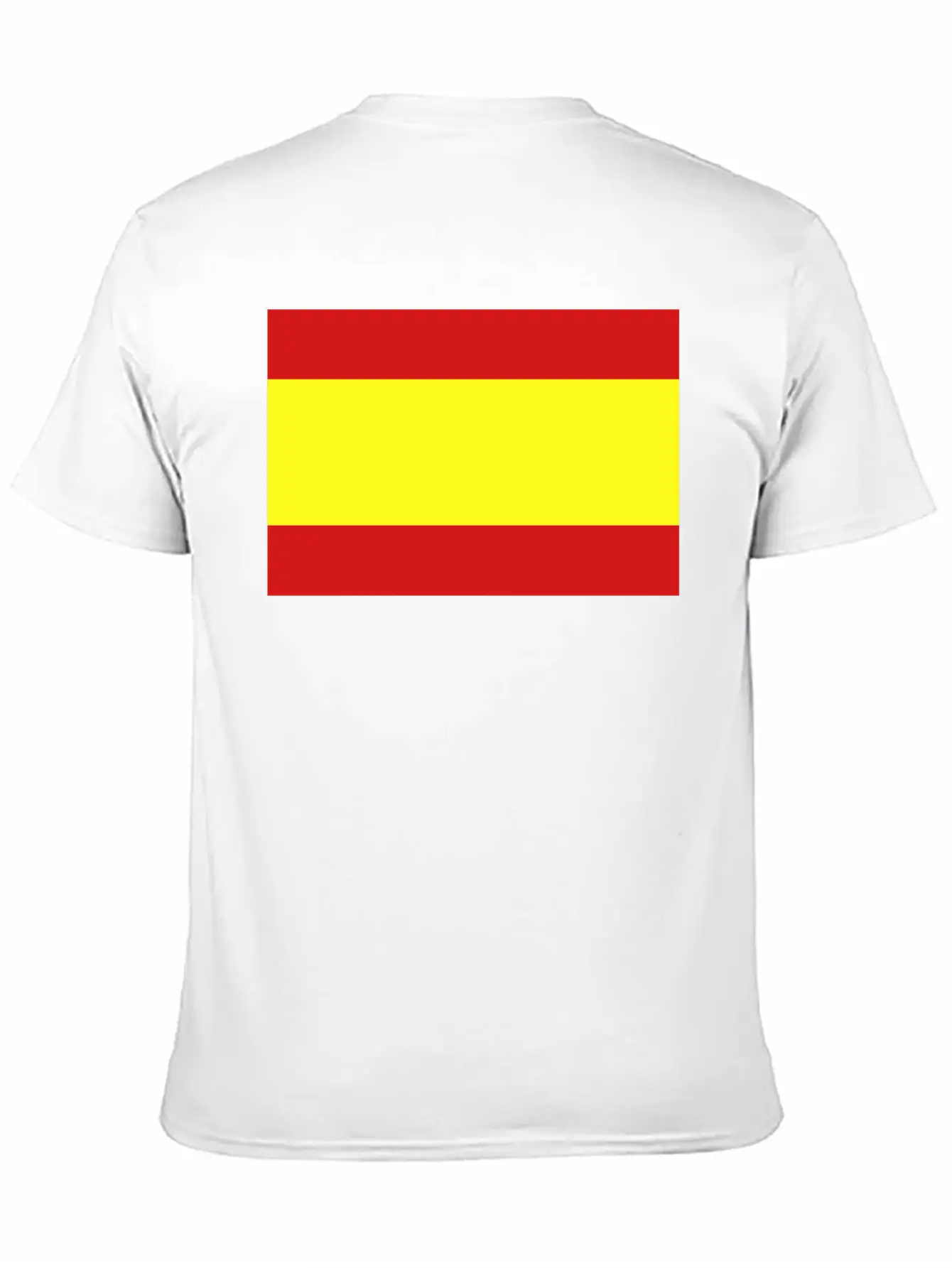 Spanish Flag Unisex Casual T-Shirt – Clean Design For Daily Comfort