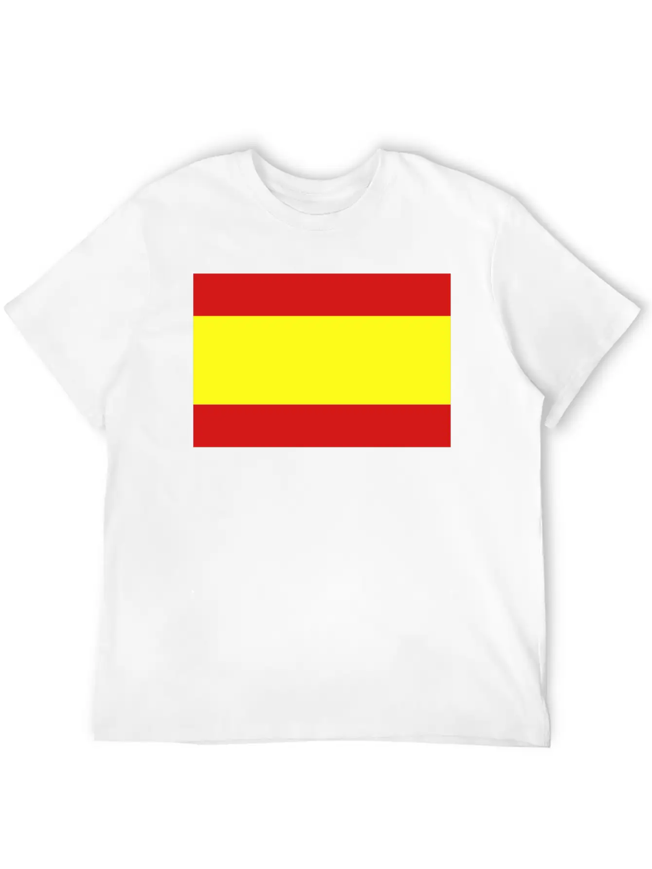 Spanish Flag Unisex Casual T-Shirt – Clean Design For Daily Comfort