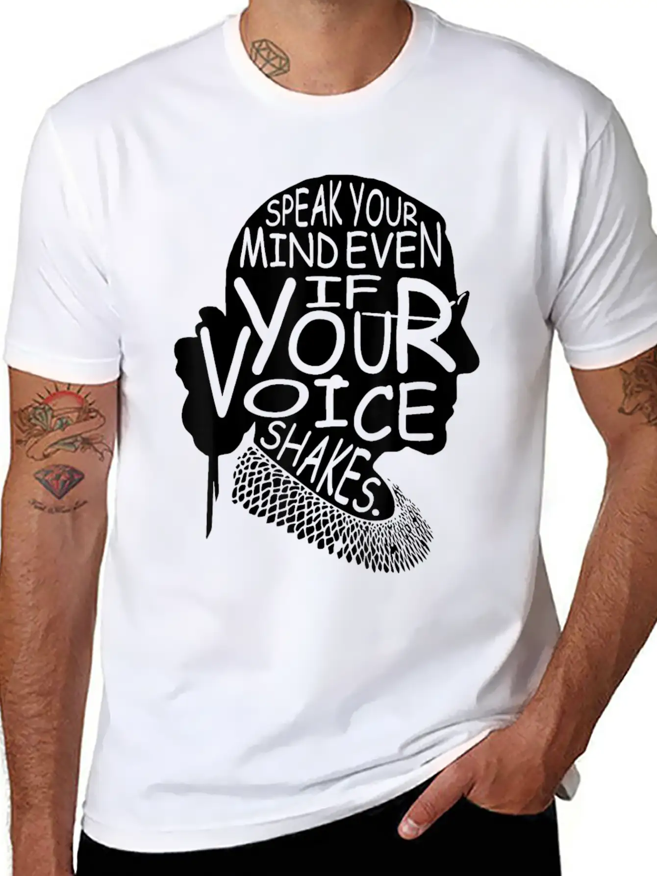 Speak Your Mind Even If Your Voice Shakes T Shirt Unisex Casual T-Shirt – Clean Design For Daily Comfort