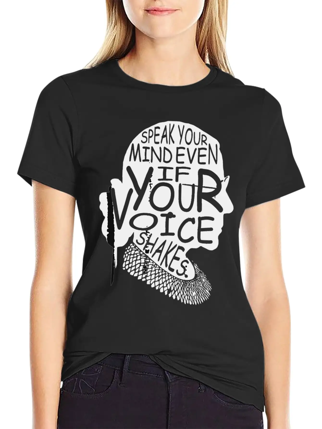 Speak Your Mind Even If Your Voice Shakes T Shirt Unisex Casual T-Shirt – Clean Design For Daily Comfort