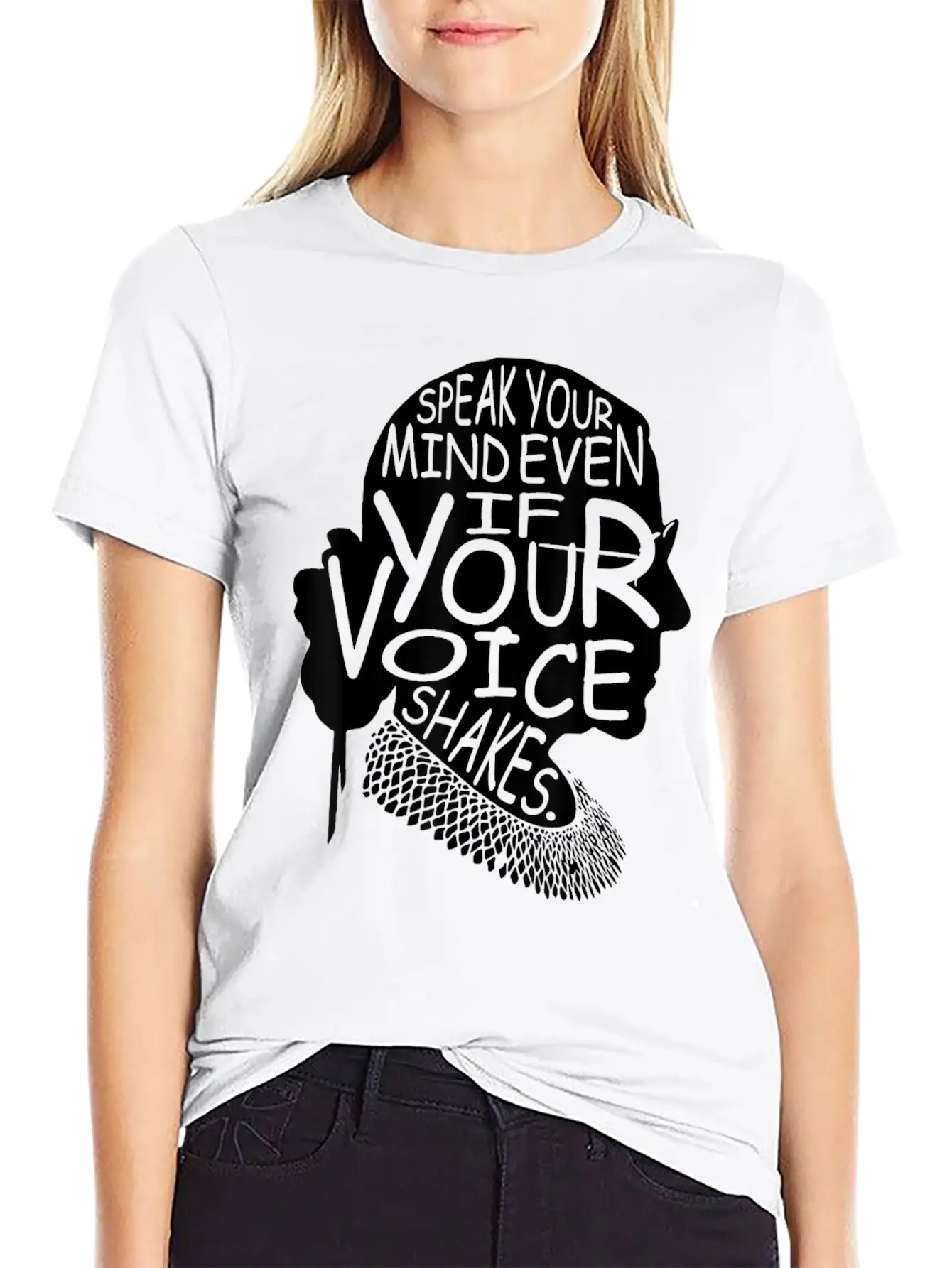 Speak Your Mind Even If Your Voice Shakes T Shirt Unisex Casual T-Shirt – Clean Design For Daily Comfort