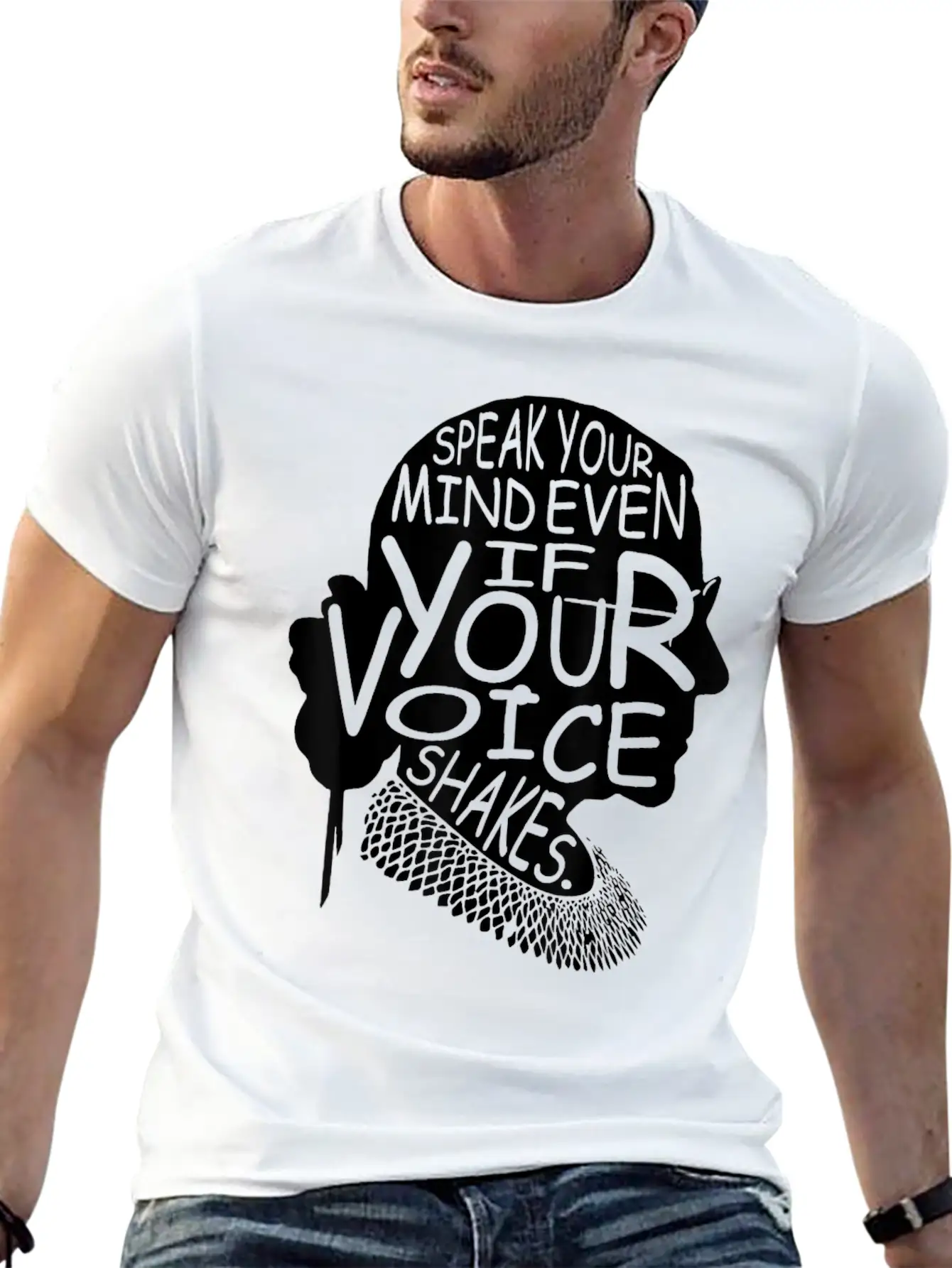 Speak Your Mind Even If Your Voice Shakes T Shirt Unisex Casual T-Shirt – Clean Design For Daily Comfort