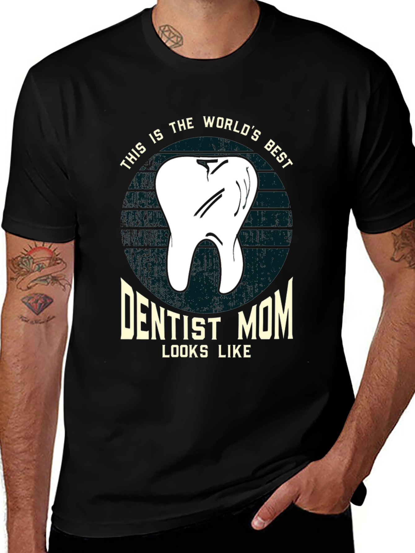 Dentist Mom T-Shirt - Worlds Best Design