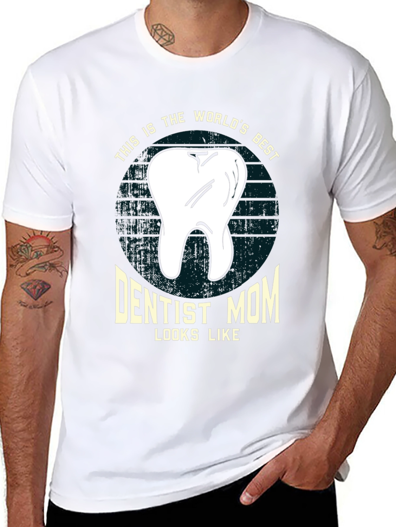 Dentist Mom T-Shirt - Worlds Best Design