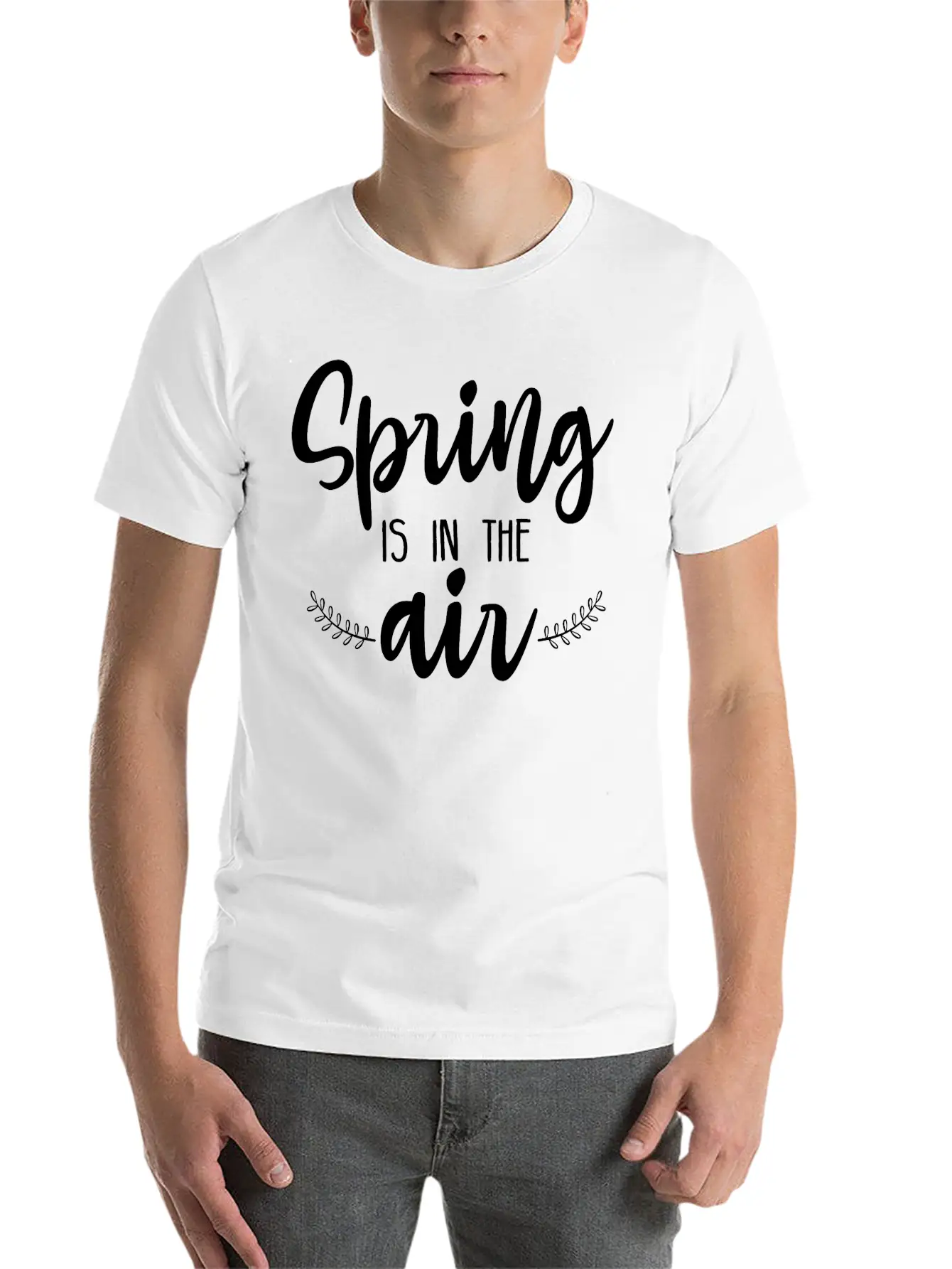 Spring Is In The Air Unisex Casual T-Shirt – Clean Design For Daily Comfort