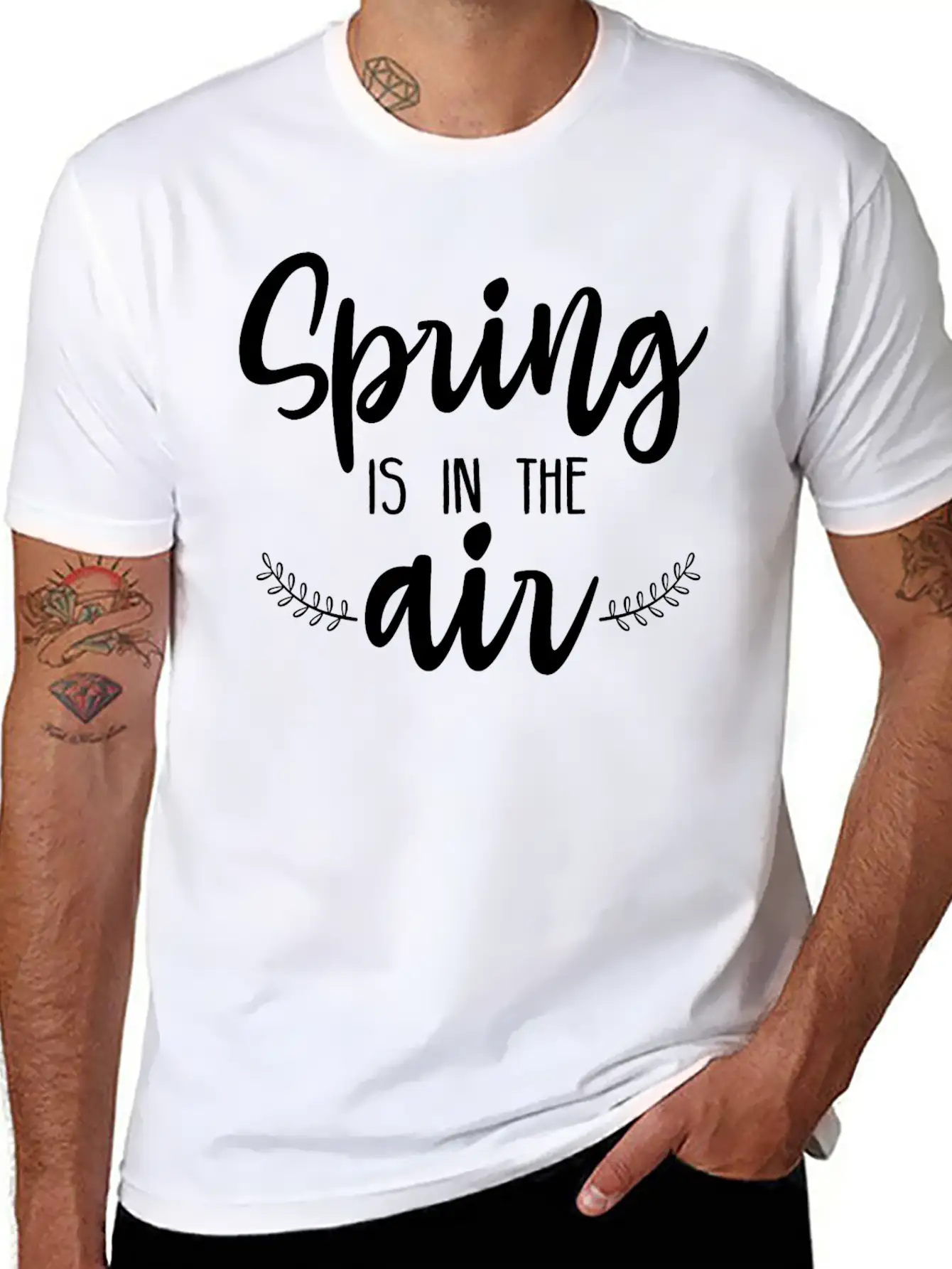 Spring Is In The Air Unisex Casual T-Shirt – Clean Design For Daily Comfort