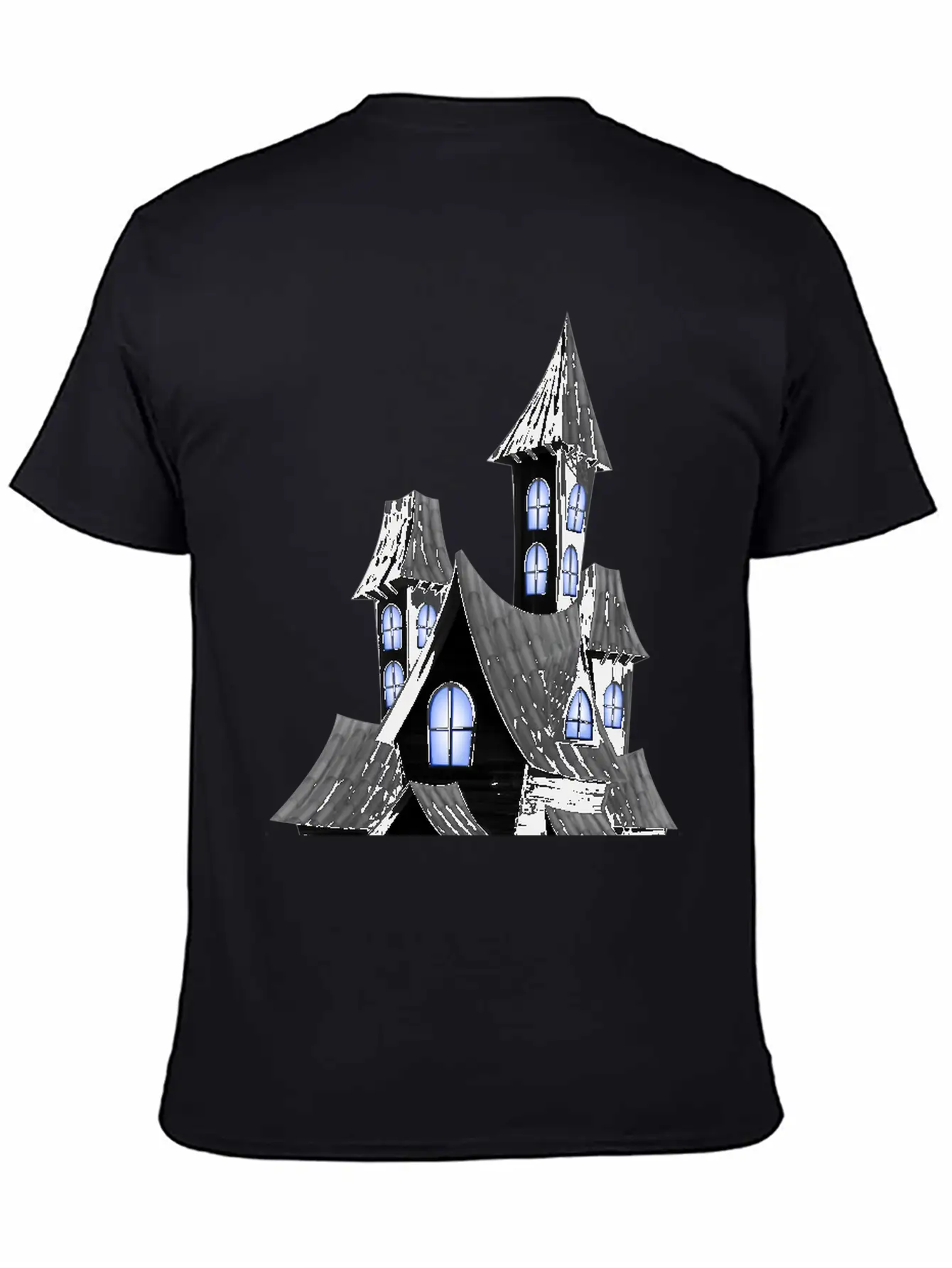 Spuky House Unisex Casual T-Shirt – Clean Design For Daily Comfort