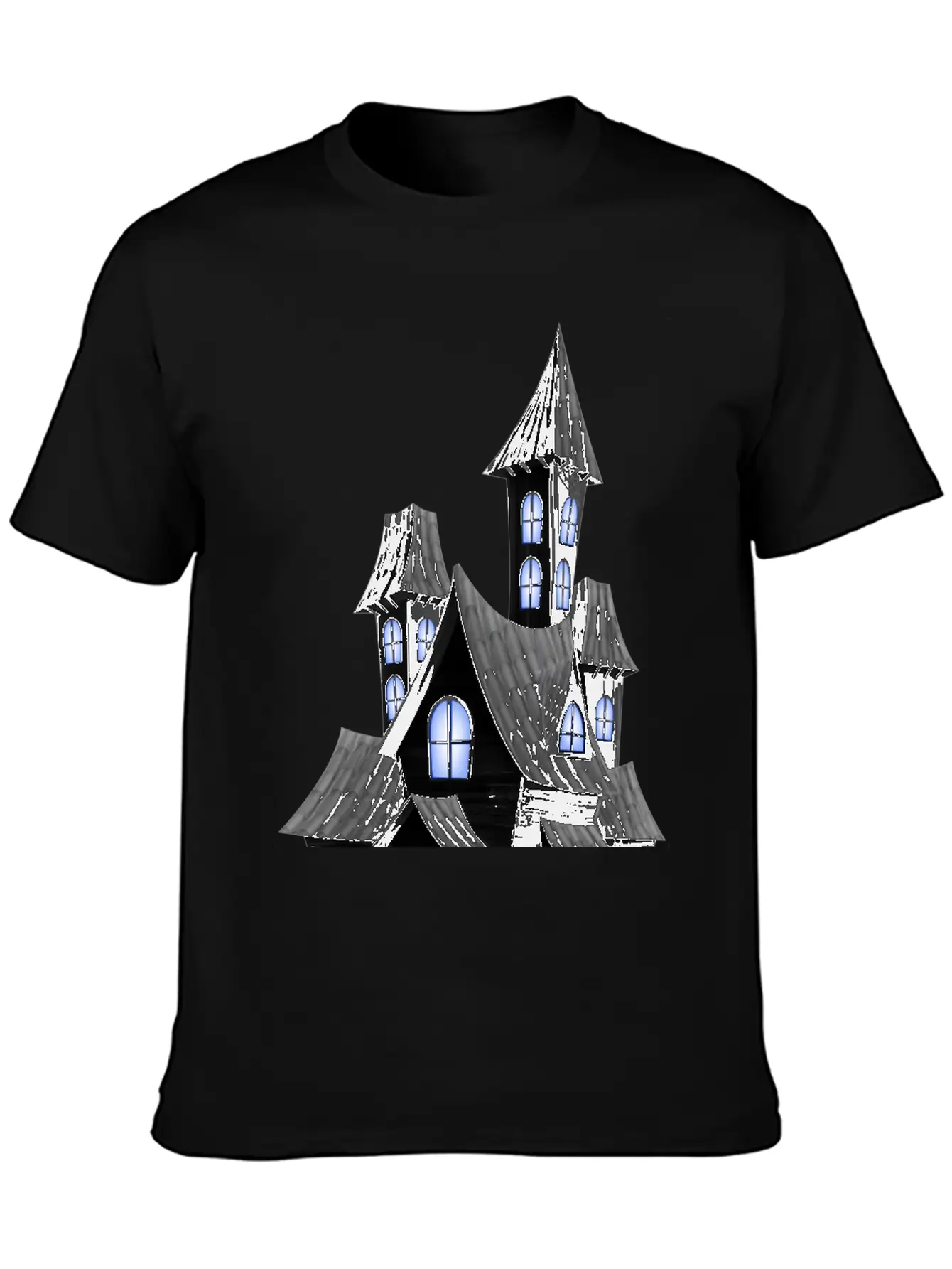 Spuky House Unisex Casual T-Shirt – Clean Design For Daily Comfort