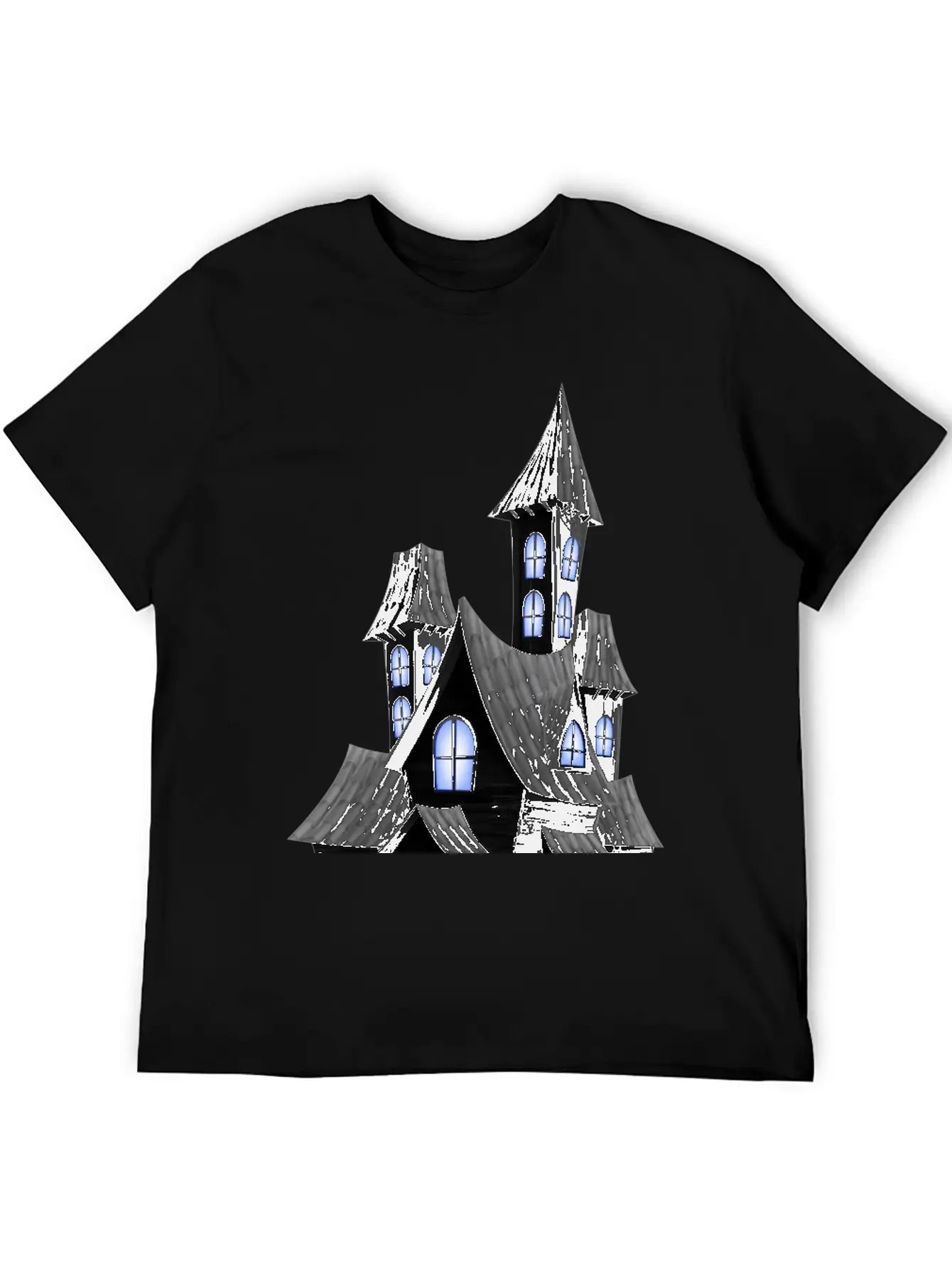 Spuky House Unisex Casual T-Shirt – Clean Design For Daily Comfort