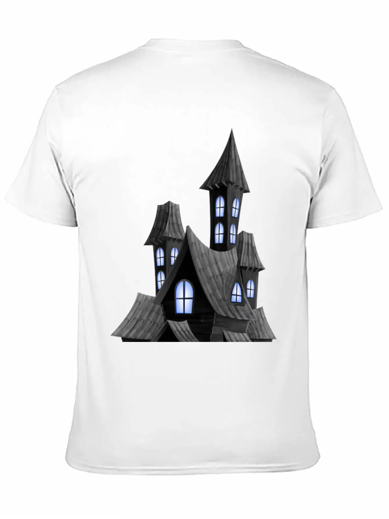 Spuky House Unisex Casual T-Shirt – Clean Design For Daily Comfort