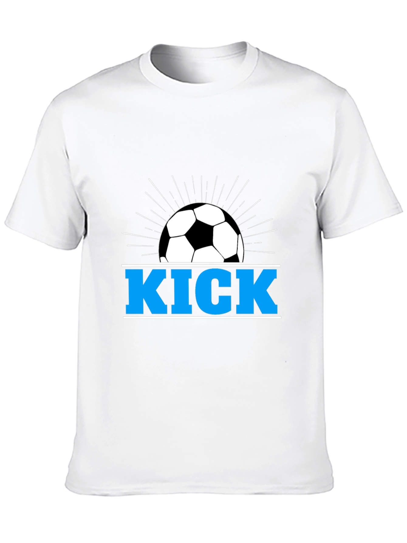 Soccer Kick Graphic T-Shirt - Black