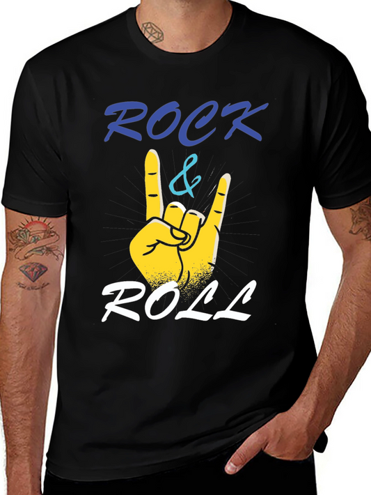 Rock and Roll Hand Graphic T-Shirt