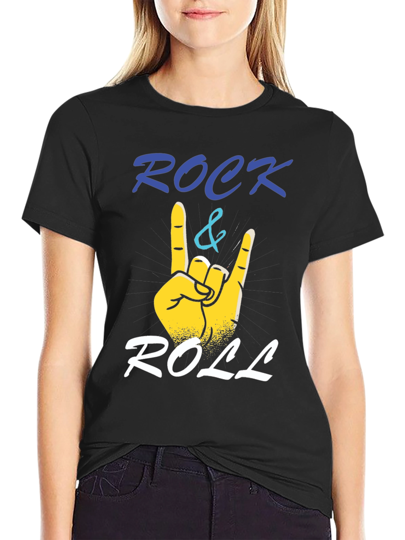 Rock and Roll Hand Graphic T-Shirt
