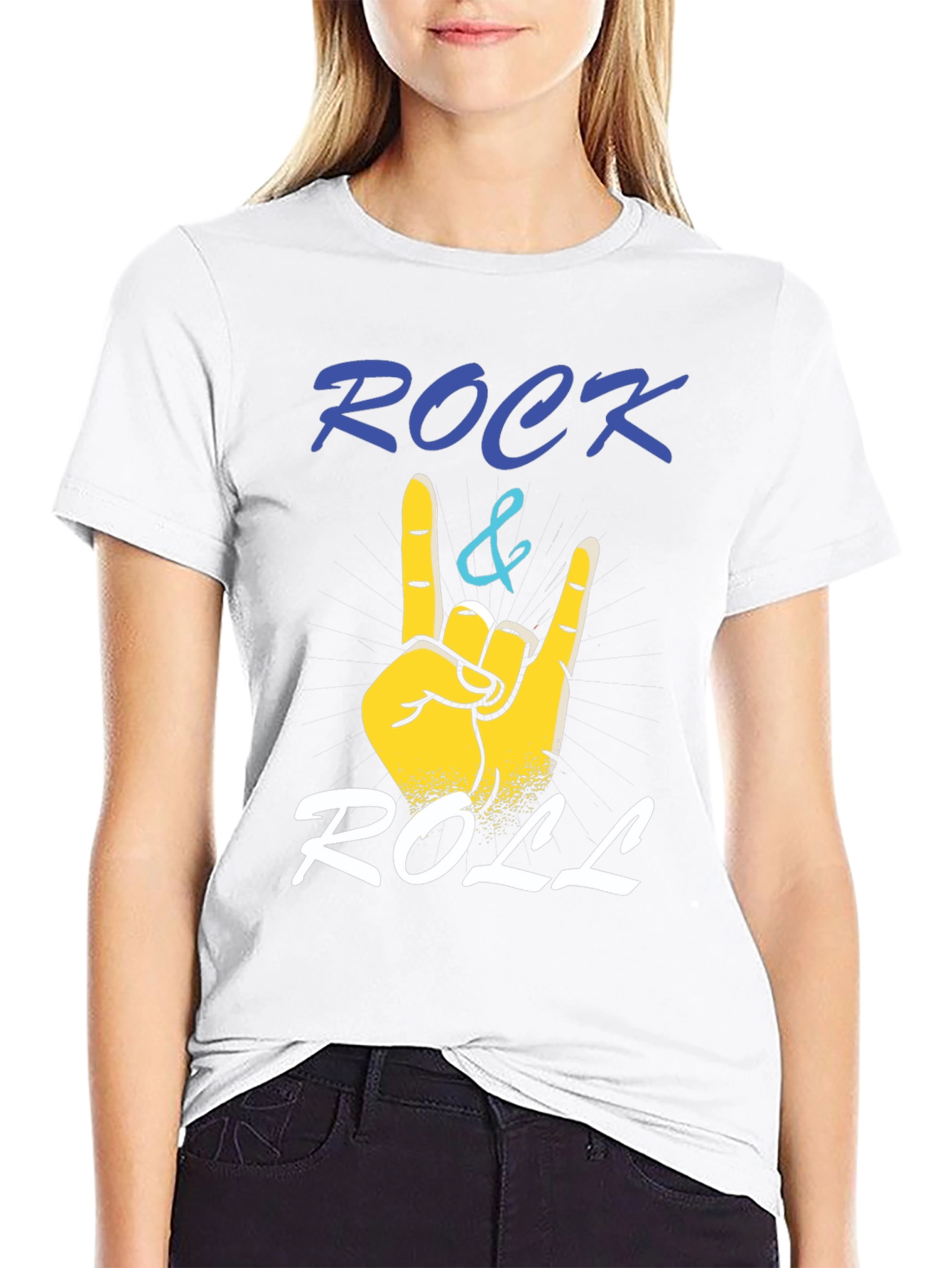 Rock and Roll Hand Graphic T-Shirt