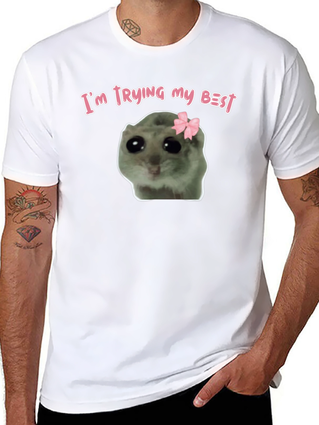 Im Trying My Best Cute Hamster T-Shirt