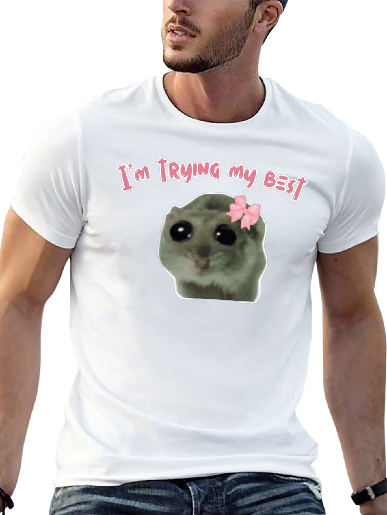 Im Trying My Best Cute Hamster T-Shirt