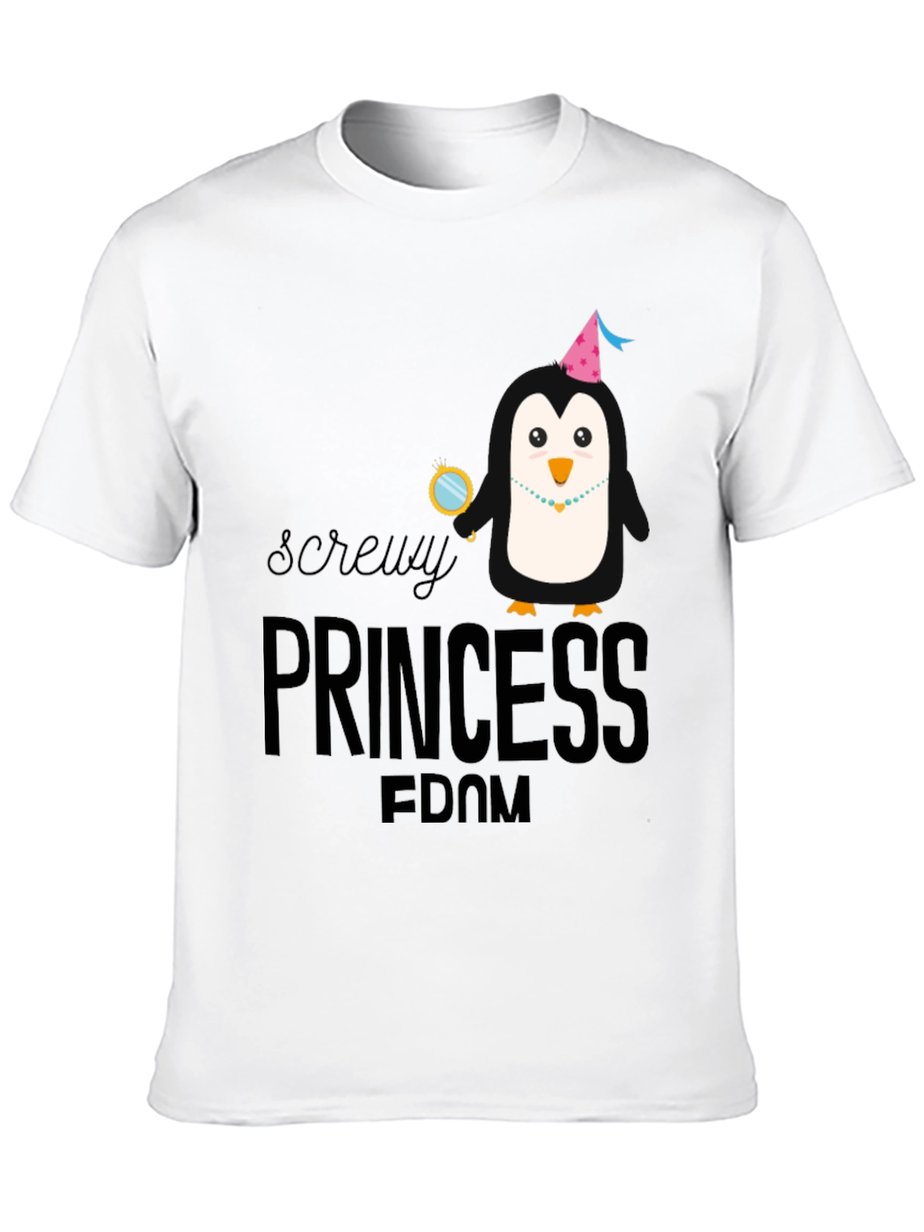 Screw Princessdom Penguin Tee