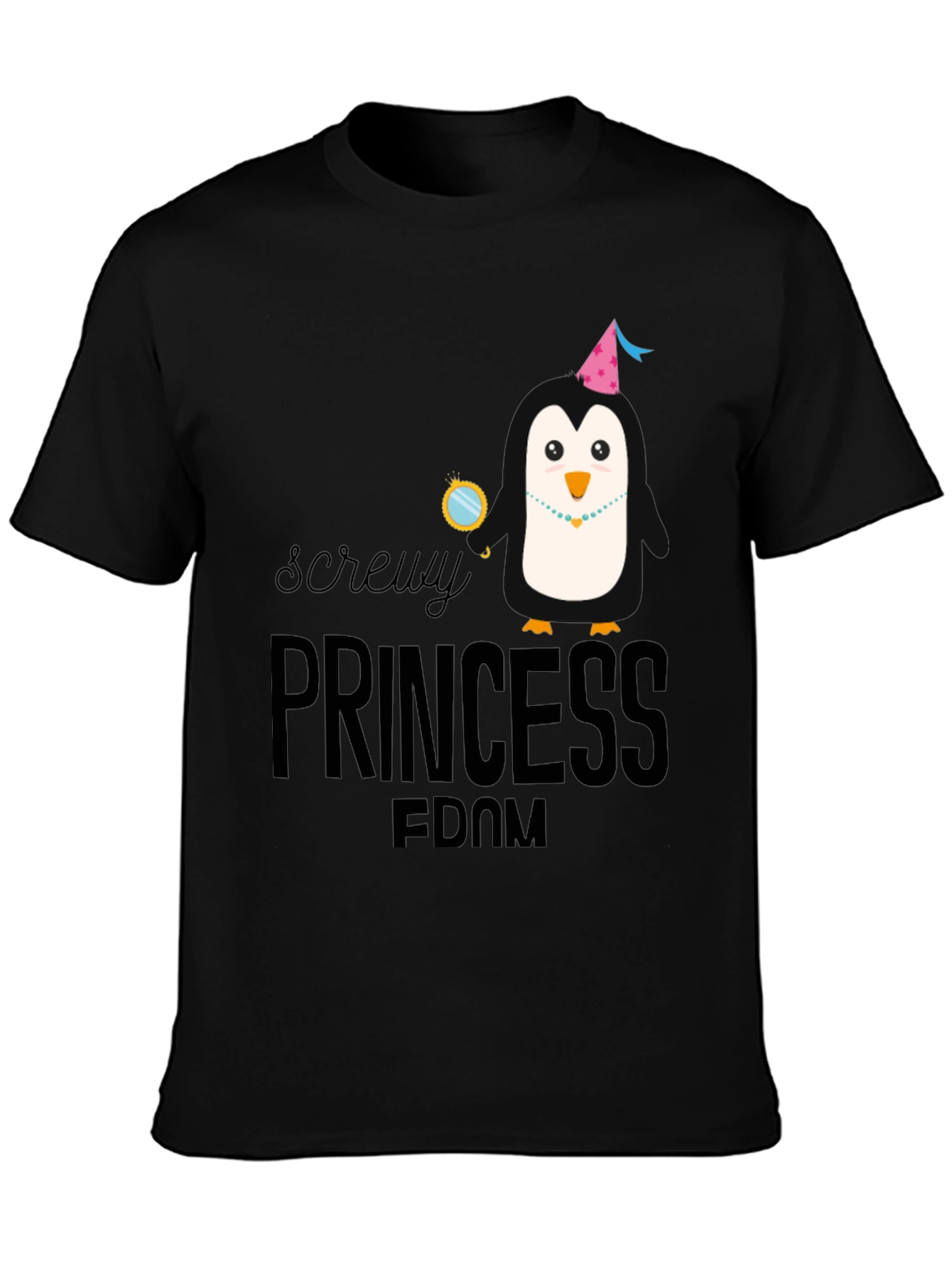 Screw Princessdom Penguin Tee