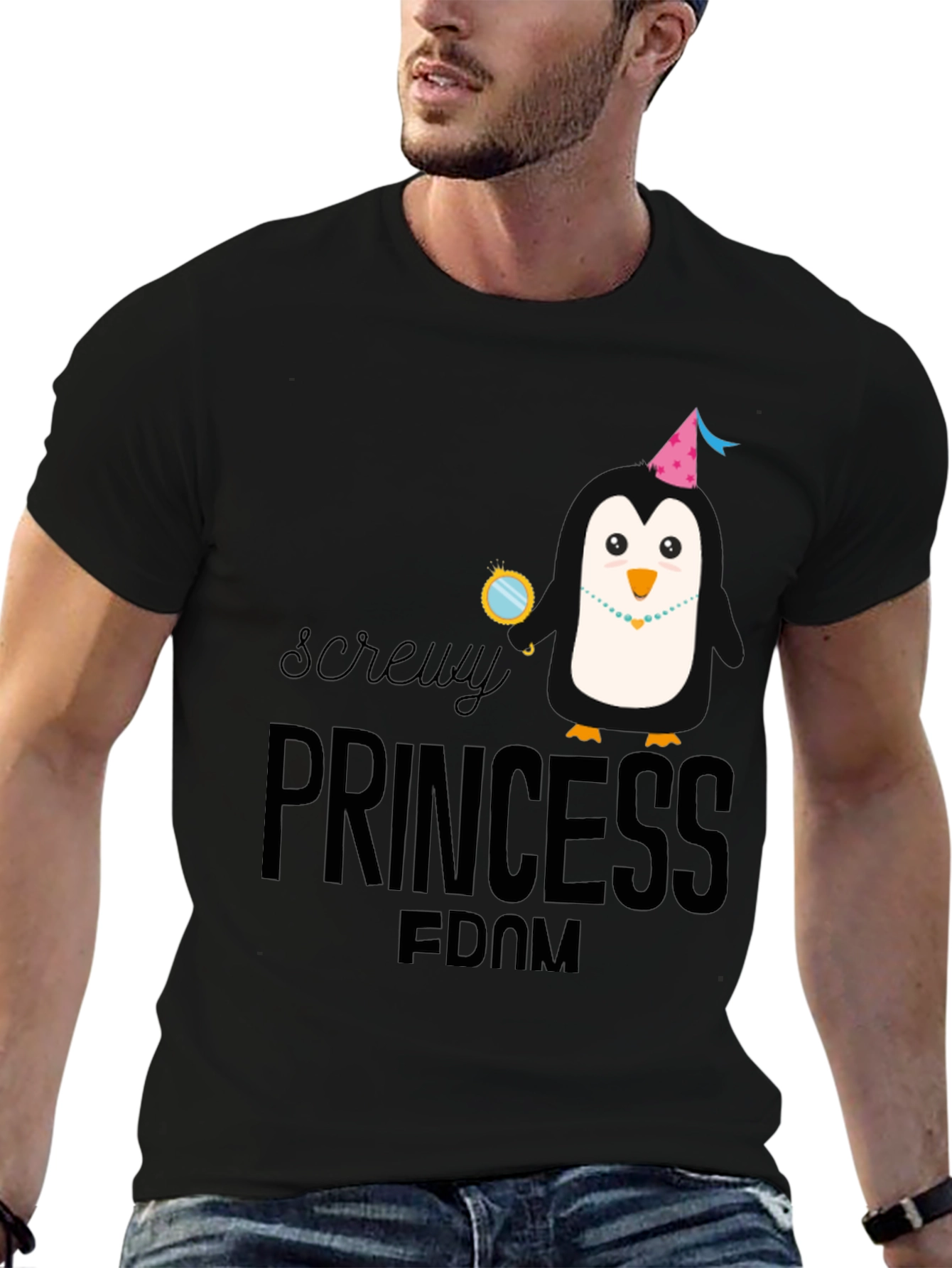 Screw Princessdom Penguin Tee