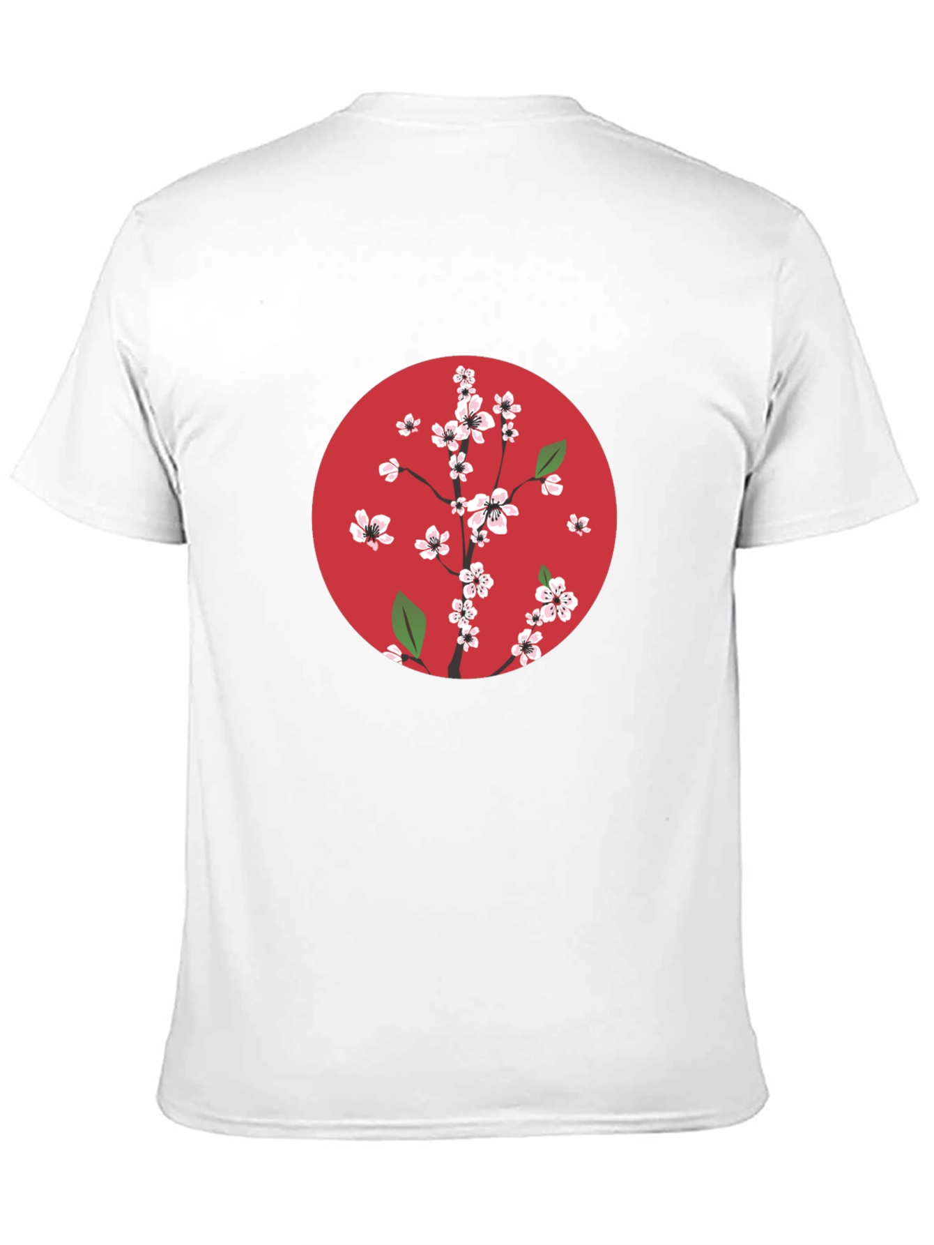 Cherry Blossom Graphic Tee - Black