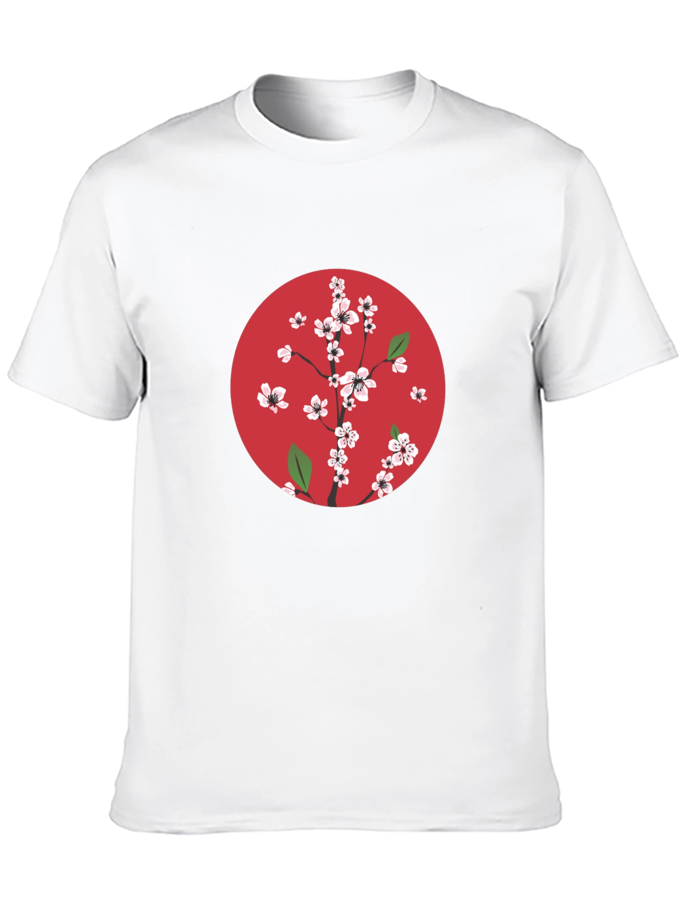 Cherry Blossom Graphic Tee - Black
