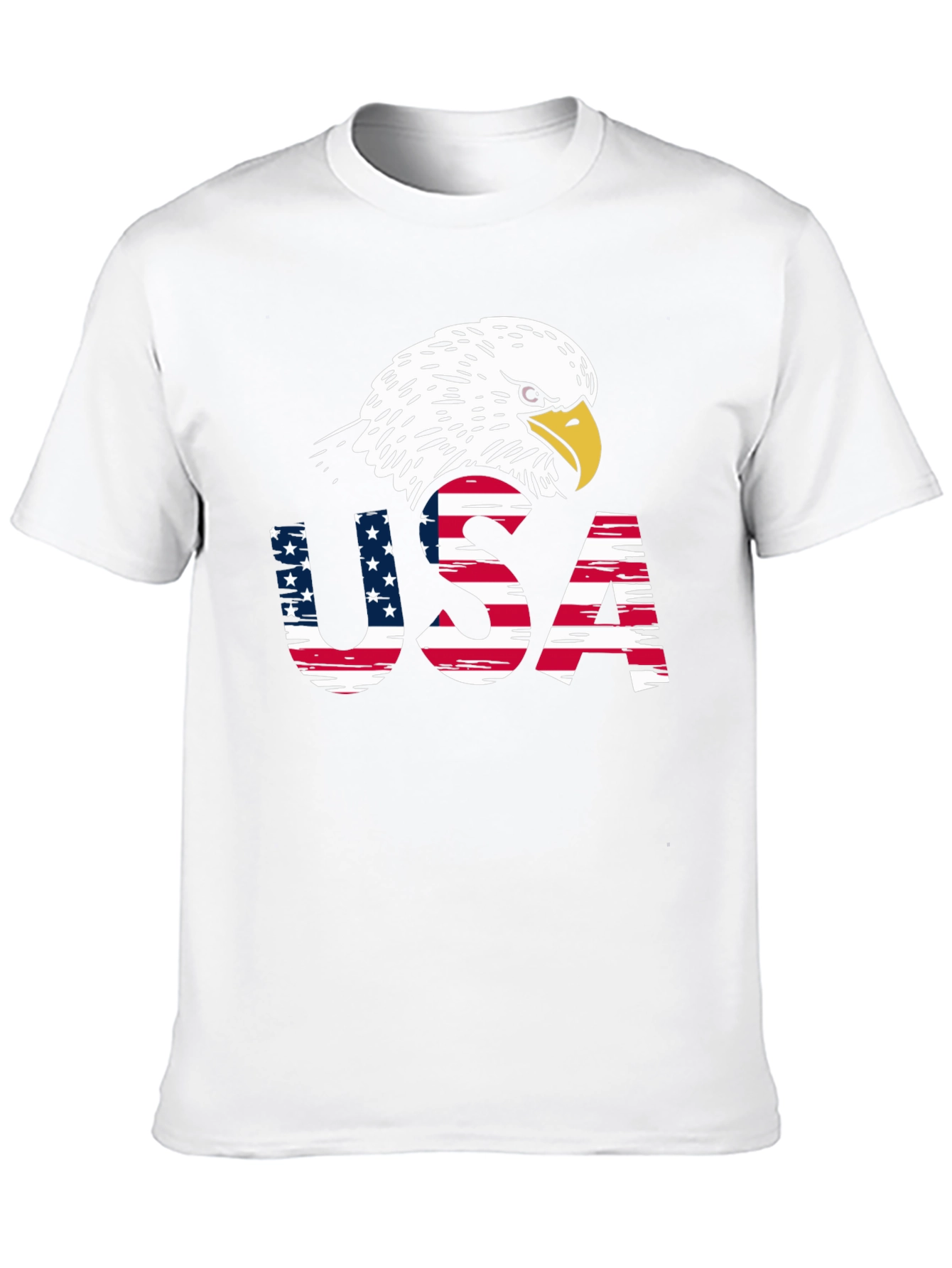 USA Eagle Patriotic Graphic T-Shirt