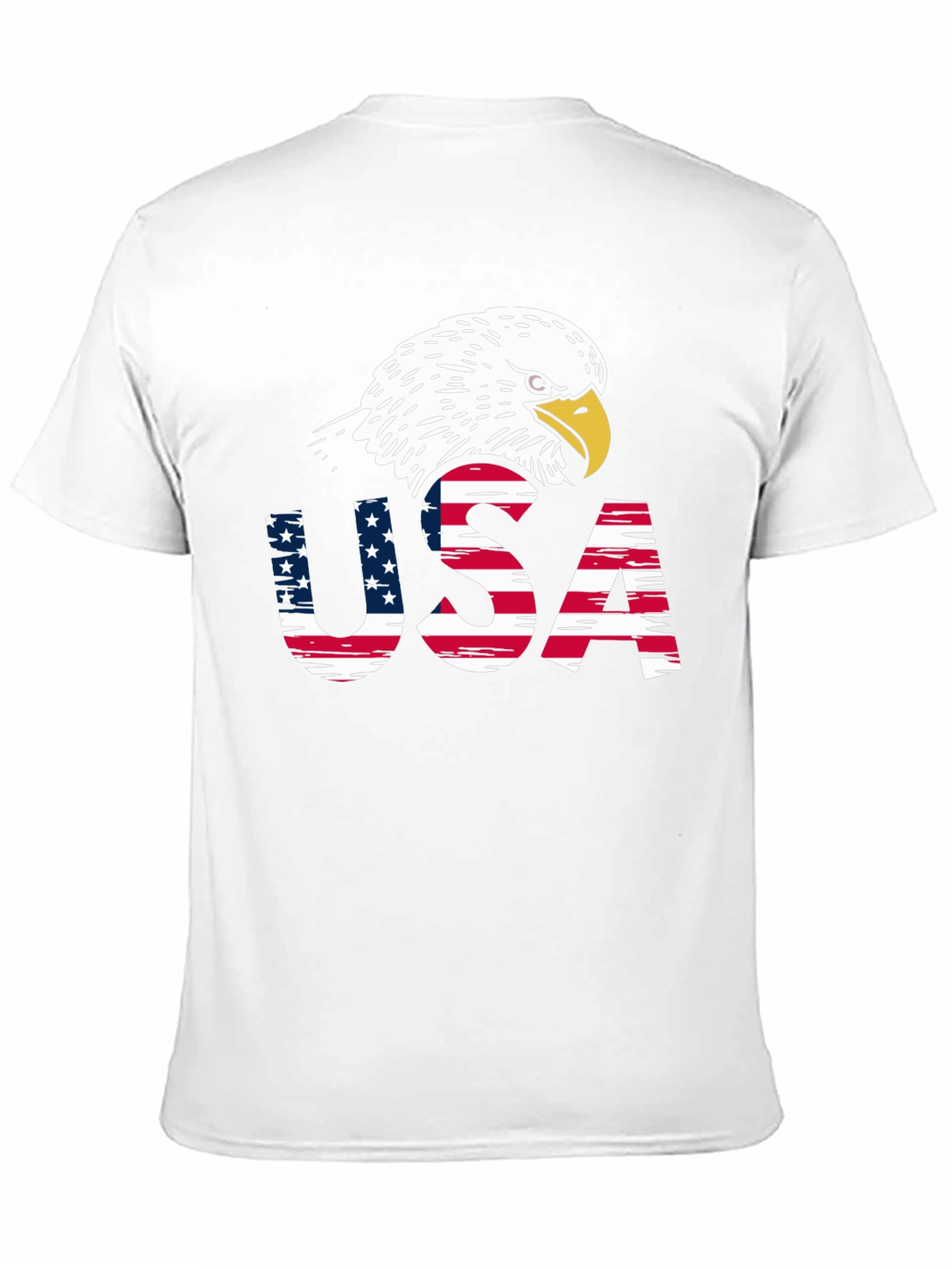USA Eagle Patriotic Graphic T-Shirt