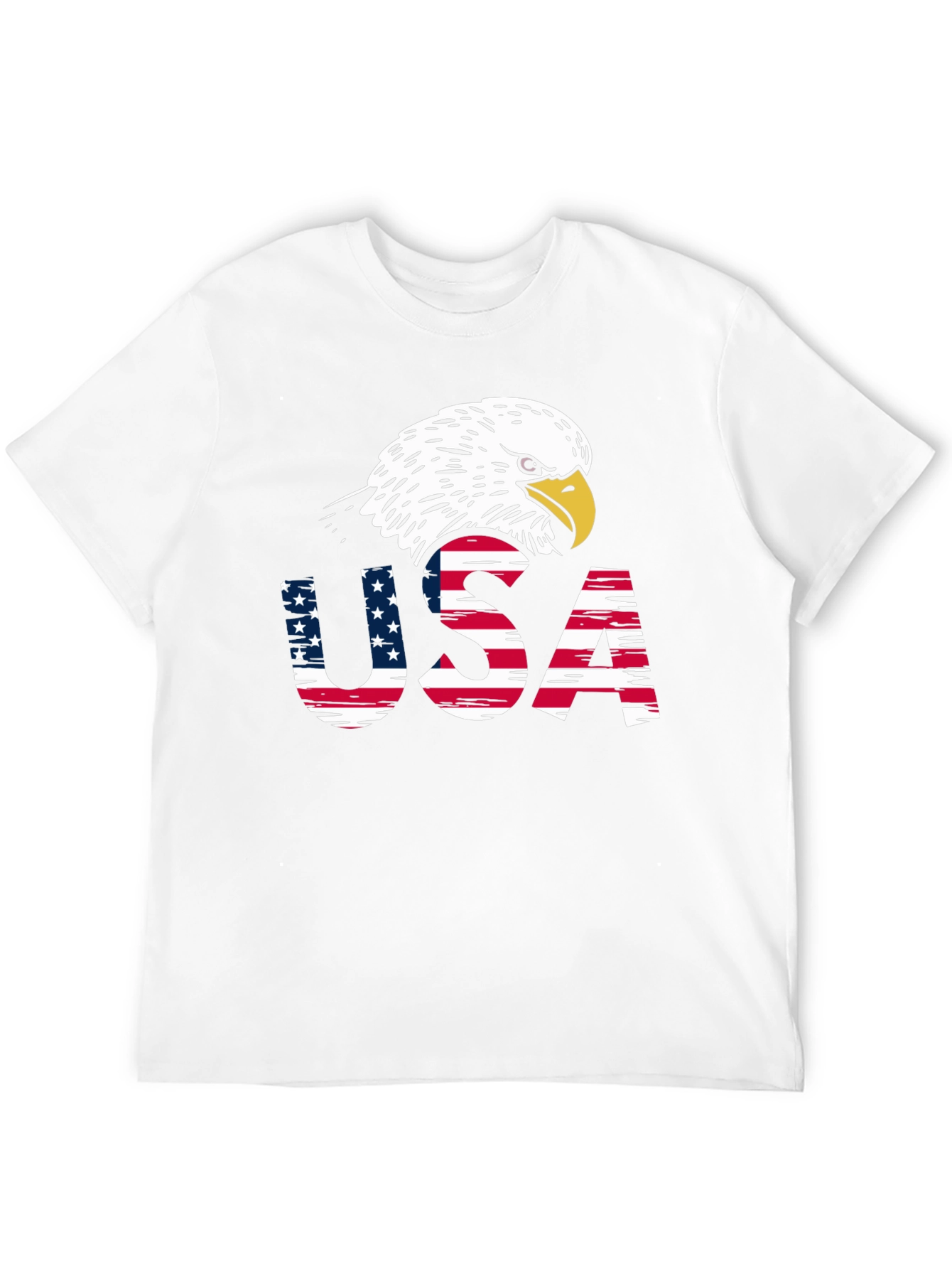 USA Eagle Patriotic Graphic T-Shirt