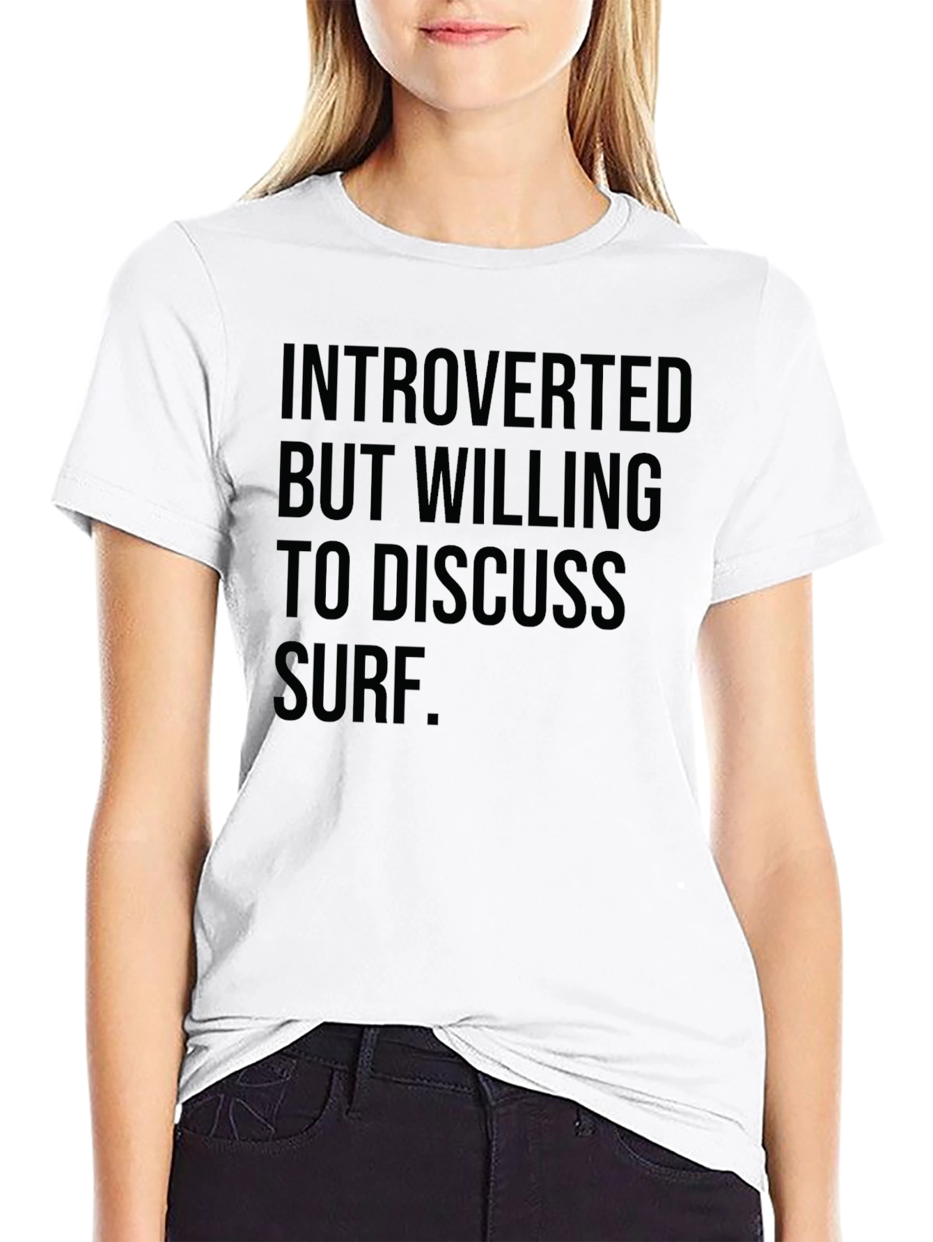 Introverted Surf T-Shirt - Discuss Surf Funny Tee