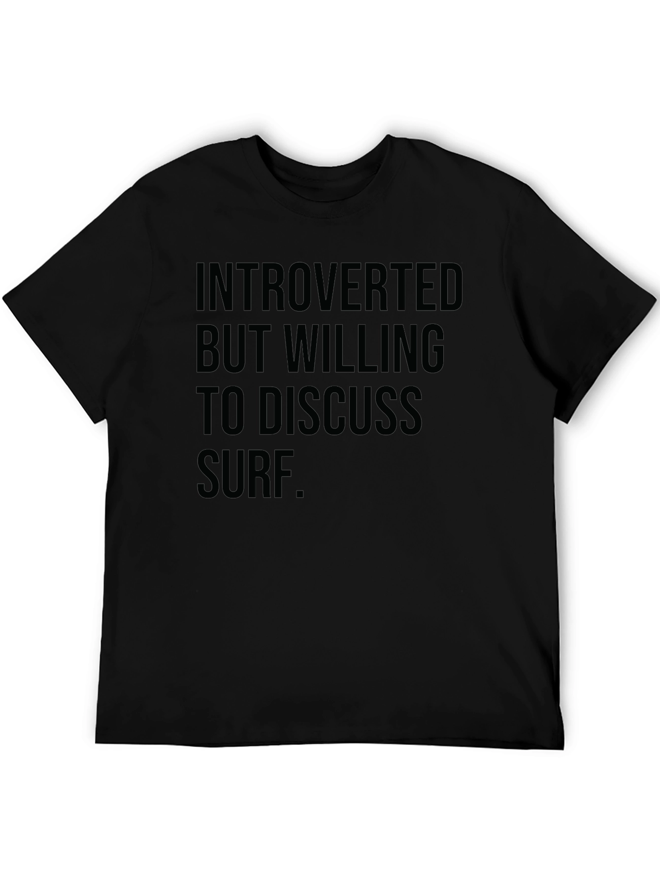 Introverted Surf T-Shirt - Discuss Surf Funny Tee