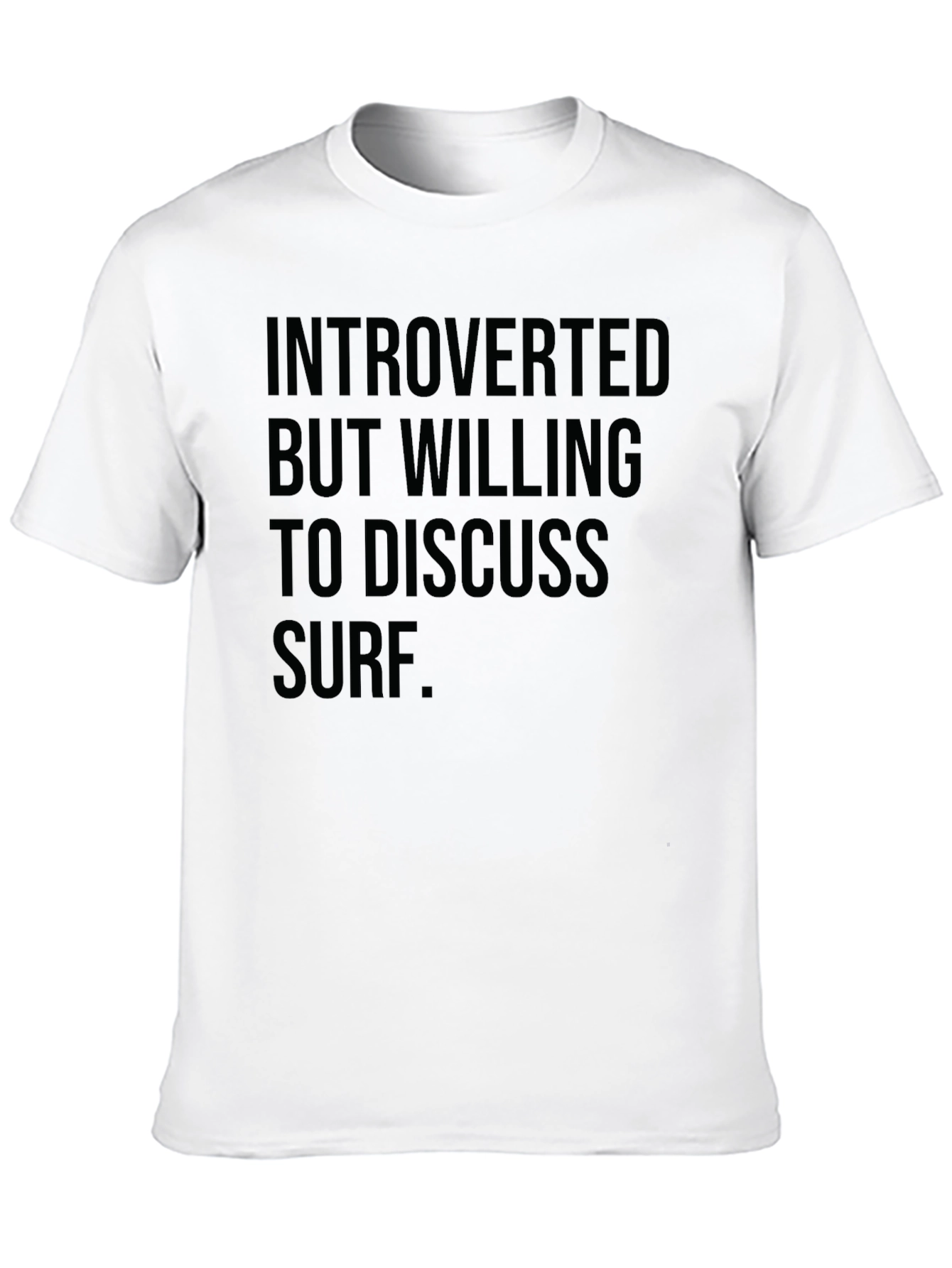 Introverted Surf T-Shirt - Discuss Surf Funny Tee
