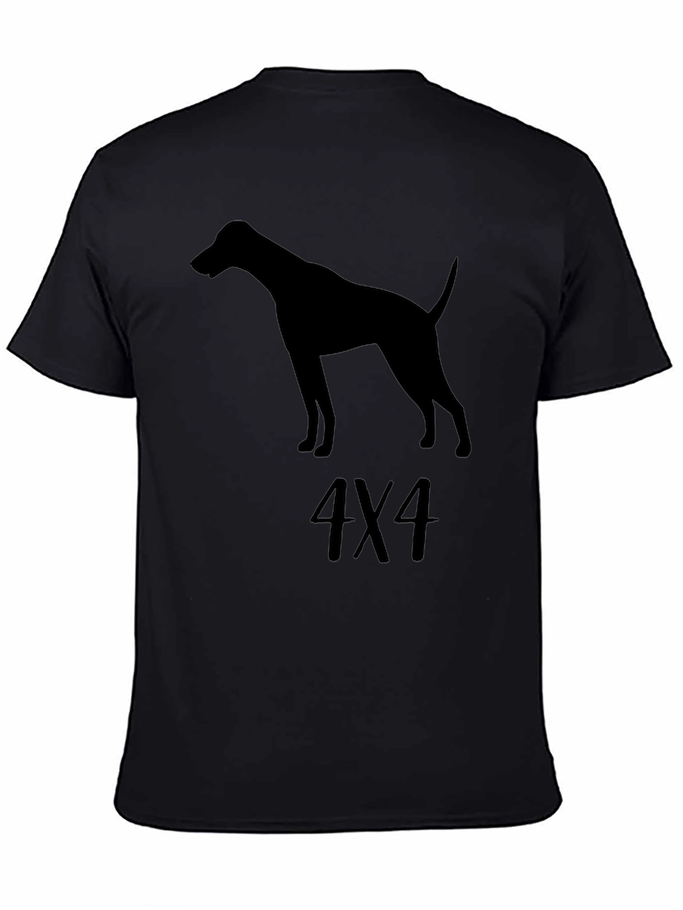 Dog Silhouette 4X4 Graphic T-Shirt