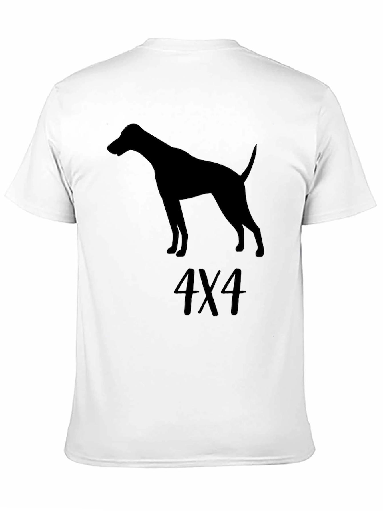 Dog Silhouette 4X4 Graphic T-Shirt