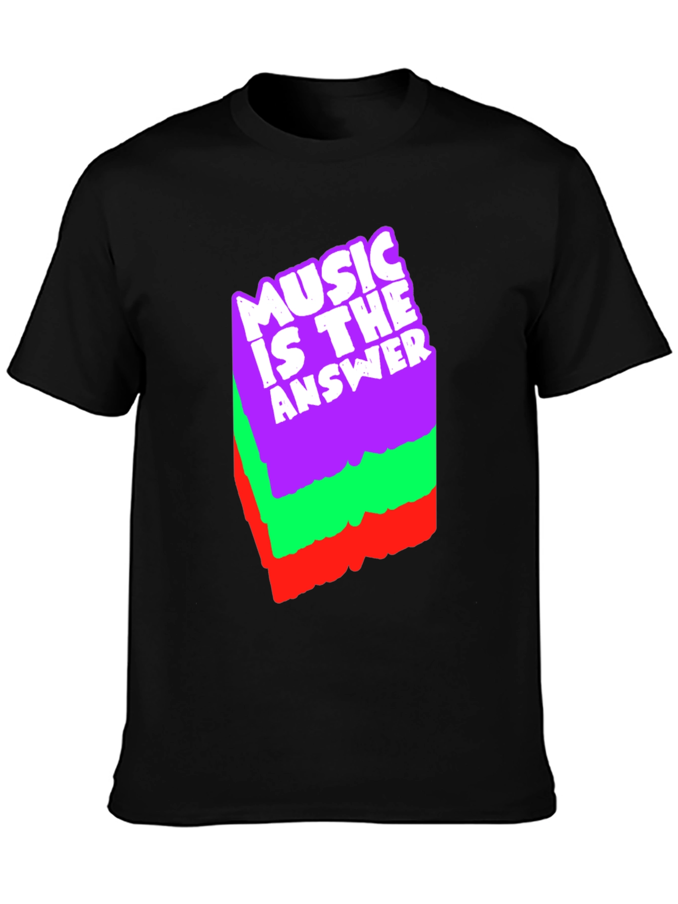 Music Is The Answer Graphic T-Shirt