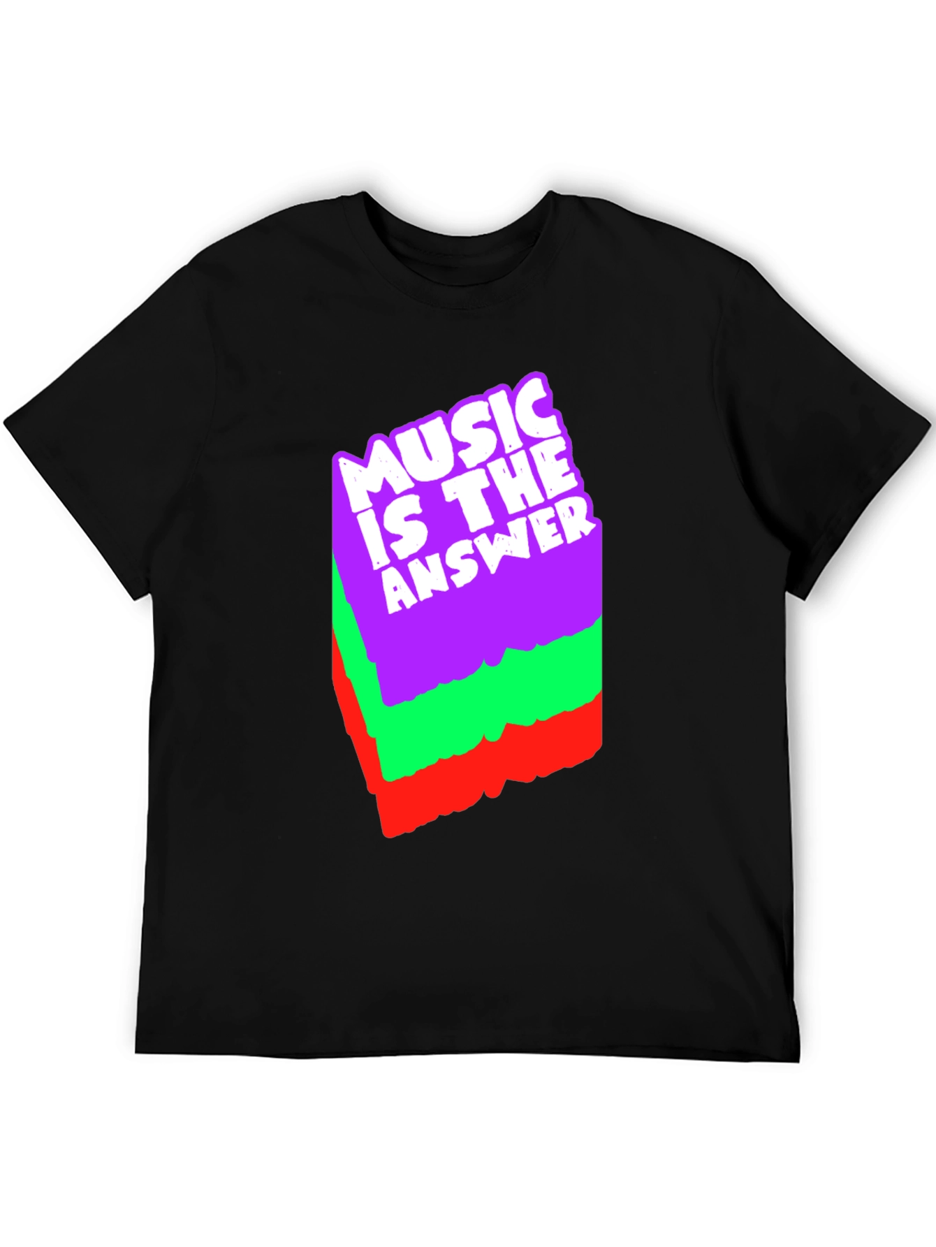 Music Is The Answer Graphic T-Shirt