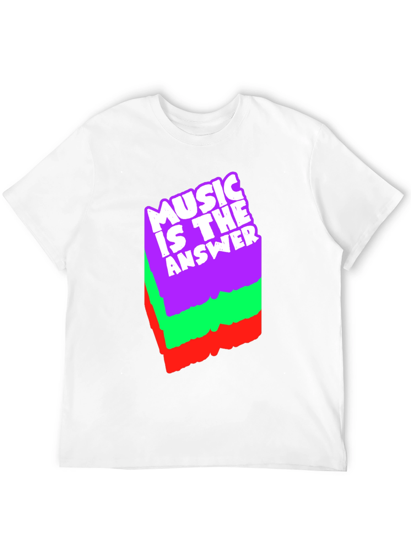Music Is The Answer Graphic T-Shirt