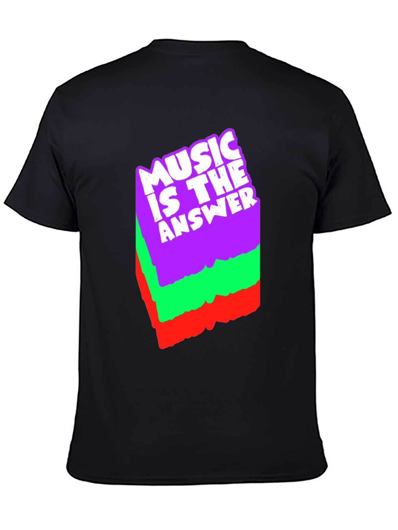 Music Is The Answer Graphic T-Shirt