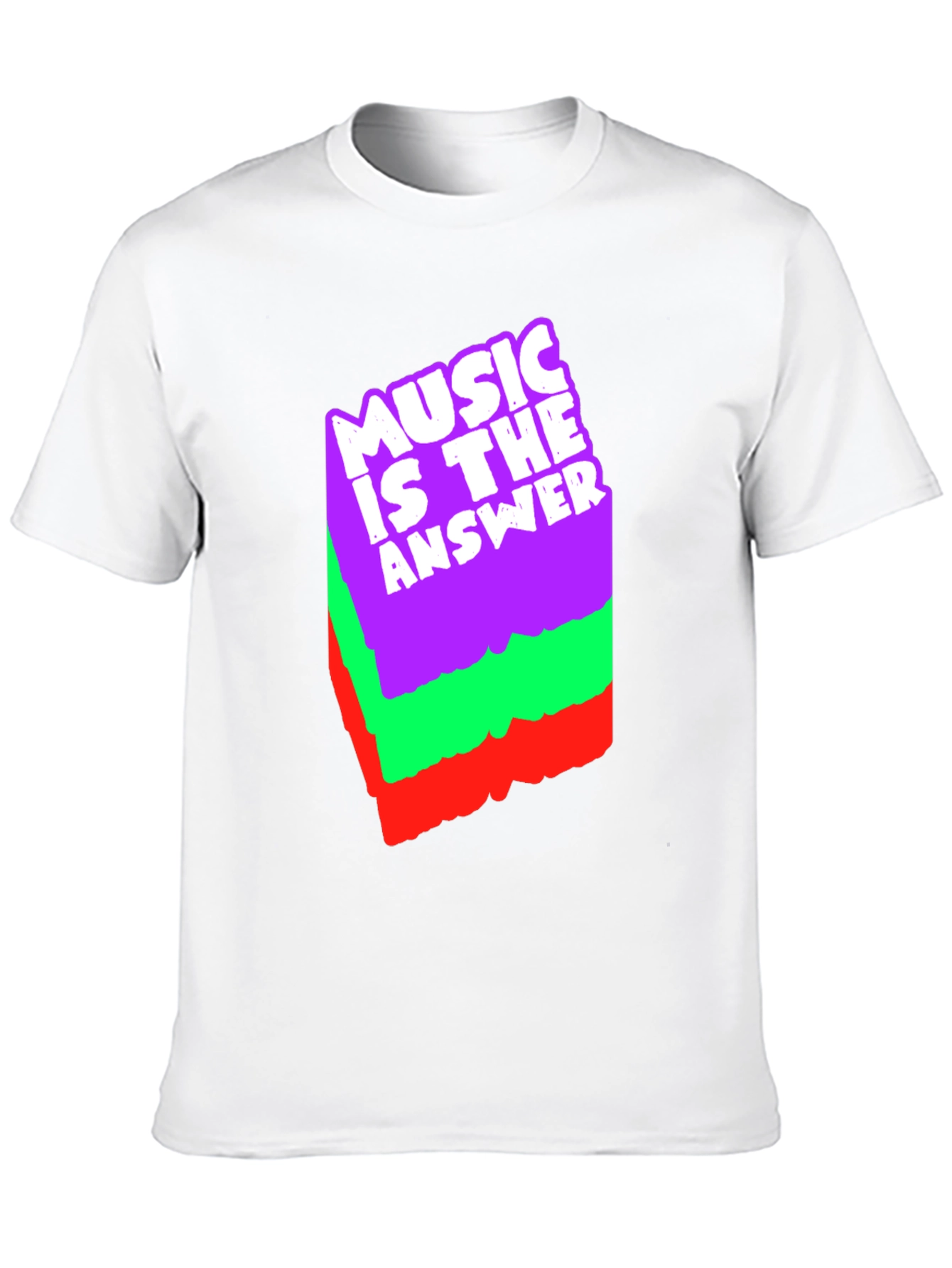 Music Is The Answer Graphic T-Shirt