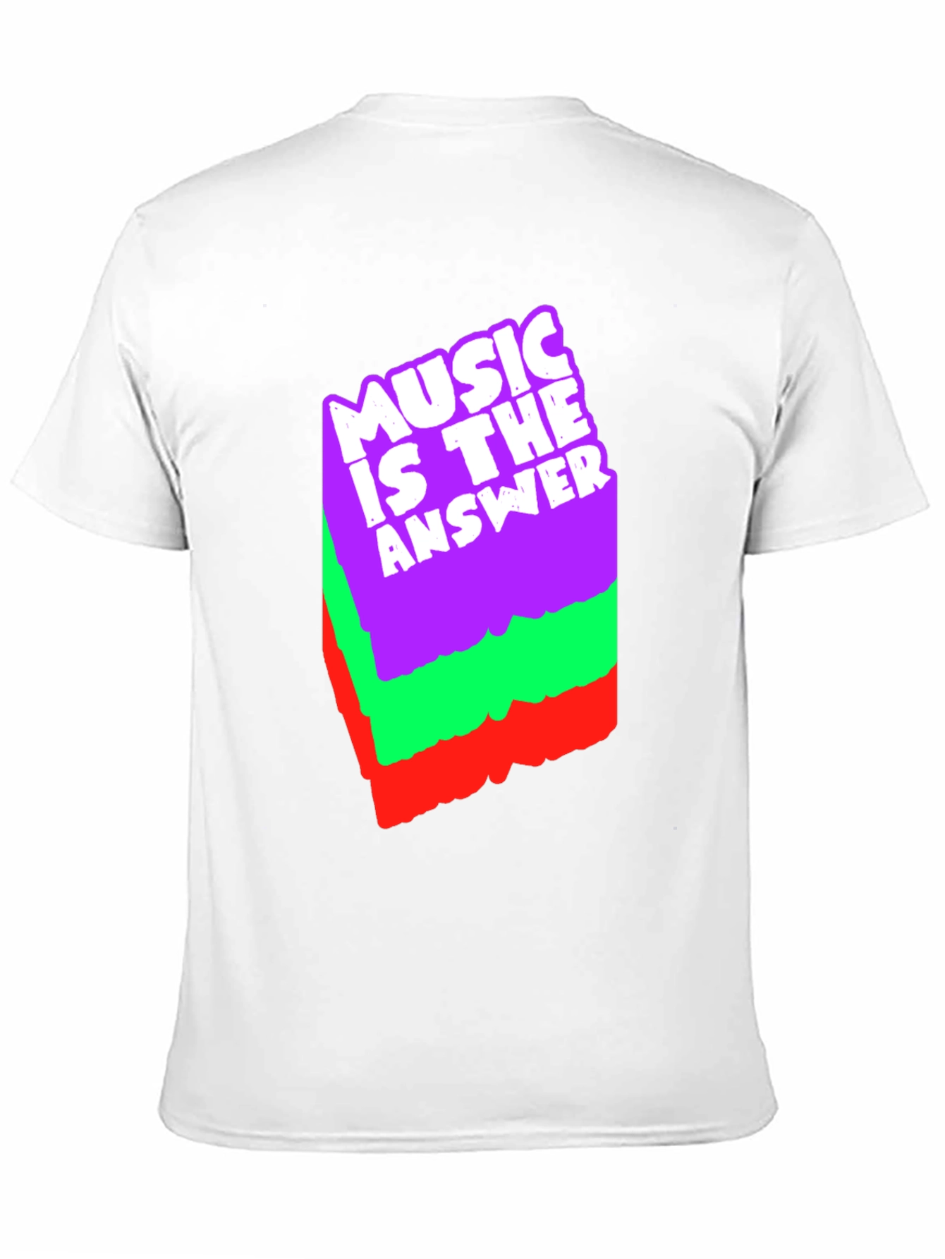 Music Is The Answer Graphic T-Shirt