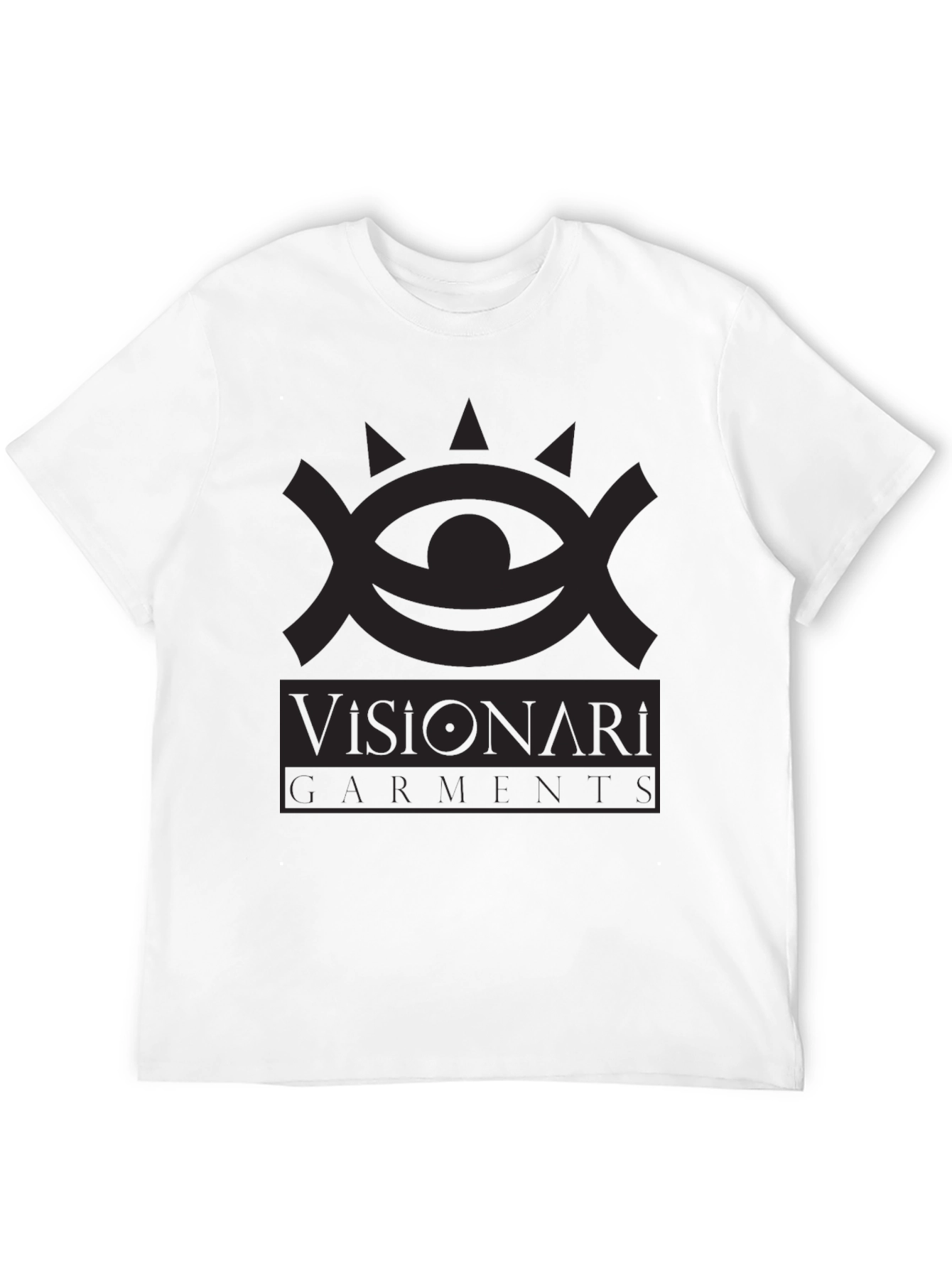 Visionari Garments Black Graphic Tee - Stylish Comfort