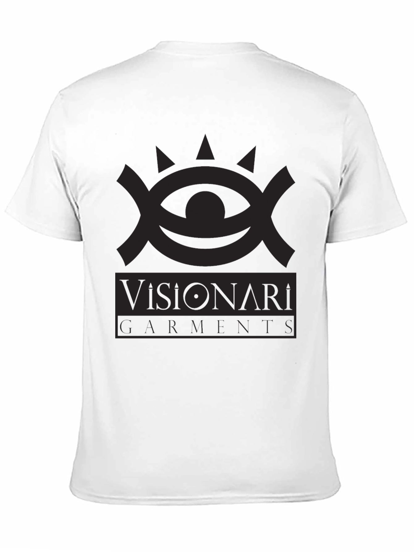 Visionari Garments Black Graphic Tee - Stylish Comfort