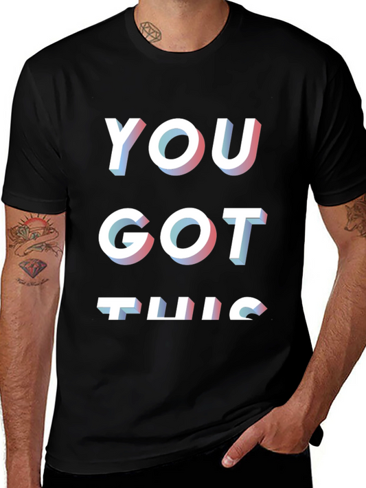 You Got This Black Graphic T-Shirt