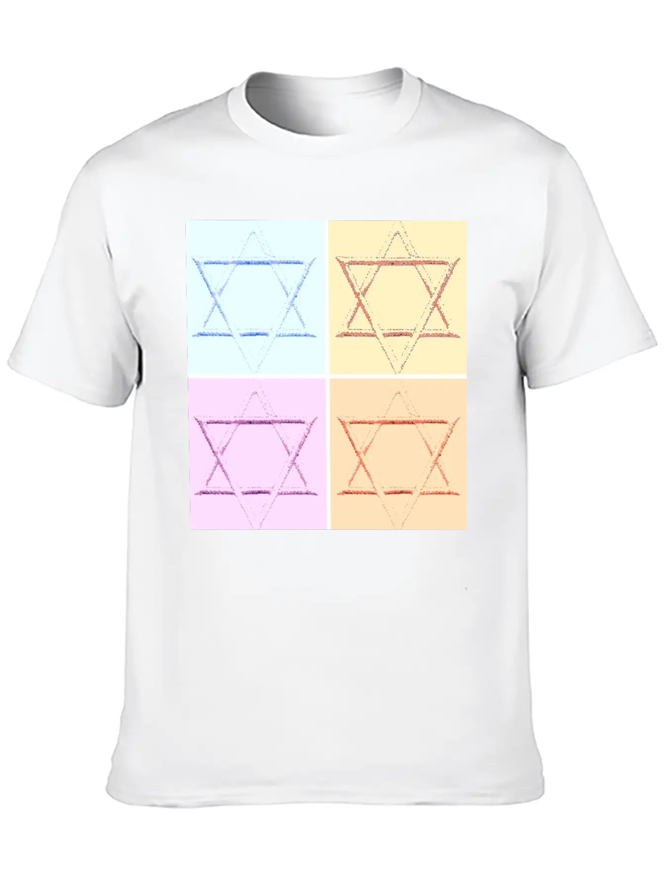Star Of David Unisex Casual T-Shirt – Clean Design For Daily Comfort
