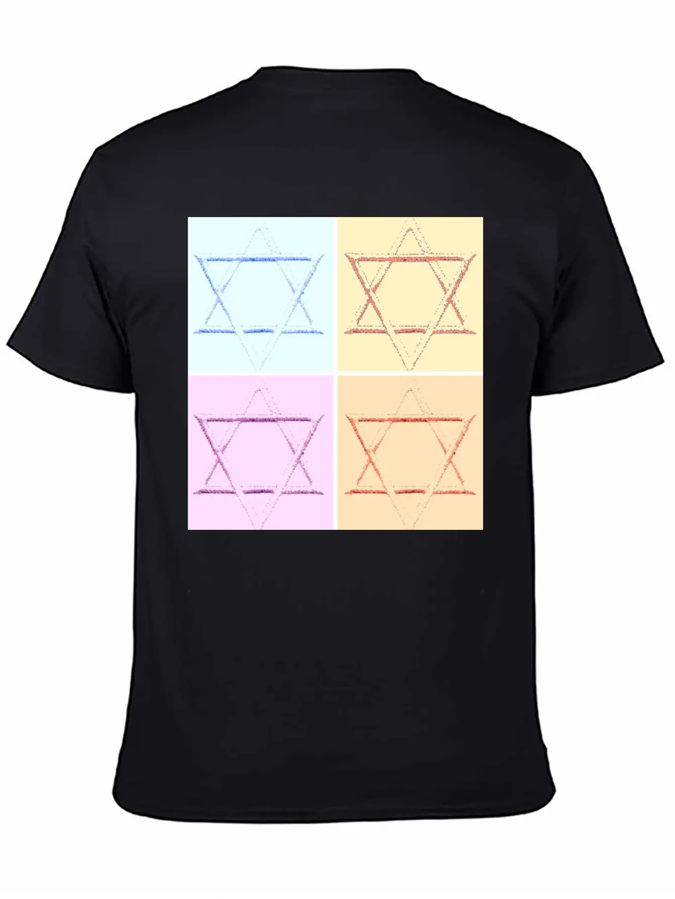 Star Of David Unisex Casual T-Shirt – Clean Design For Daily Comfort